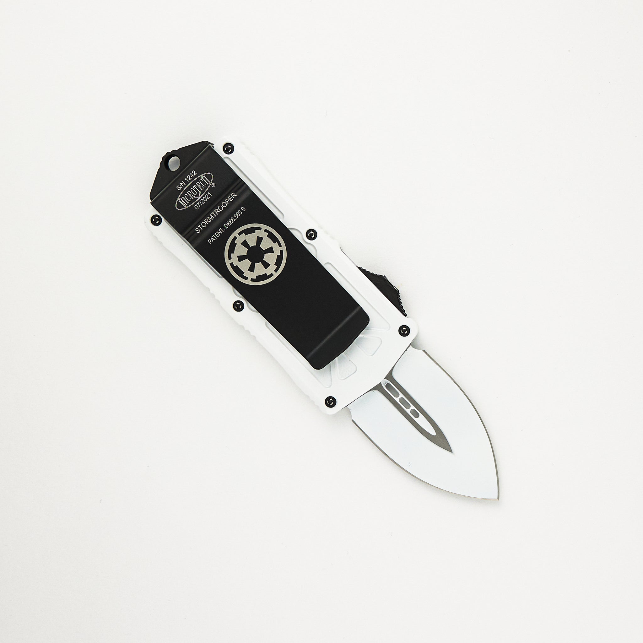 Microtech Exocet D/E ST White - White Standard 157-1 ST