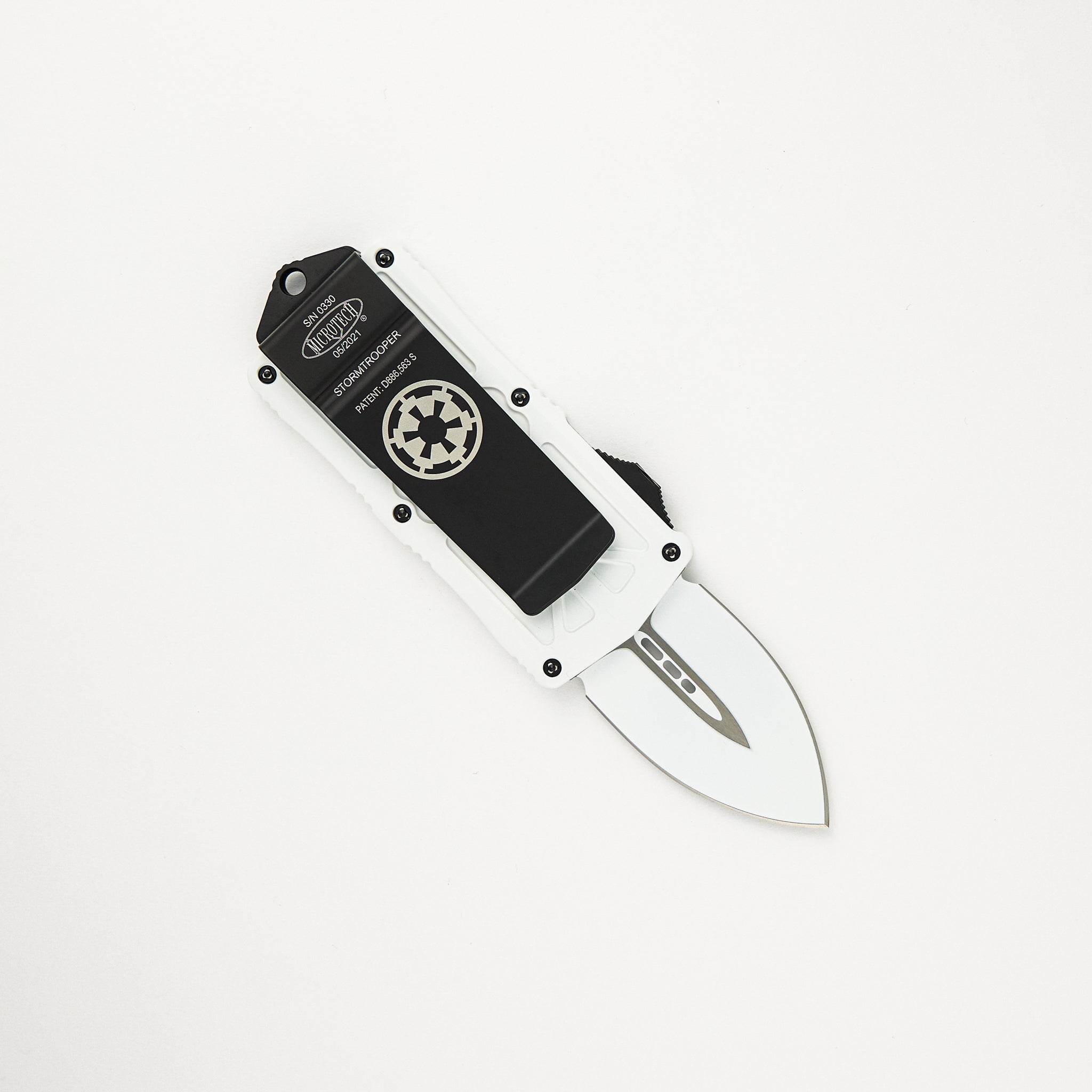 Microtech Exocet D/E ST White - White Standard 157-1 ST