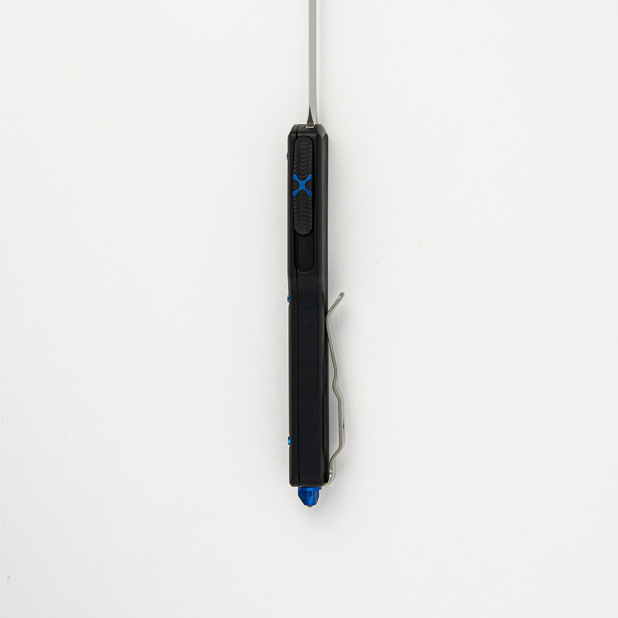 Marfione Custom Knives UTX-70 - D/E Spike Grind Mirror Polish - Hefted Alloy