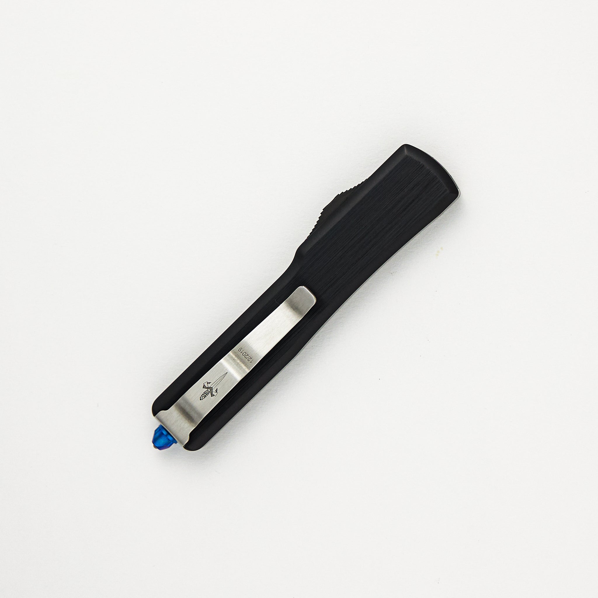 Marfione Custom Knives UTX-70 - D/E Spike Grind Mirror Polish - Hefted Alloy