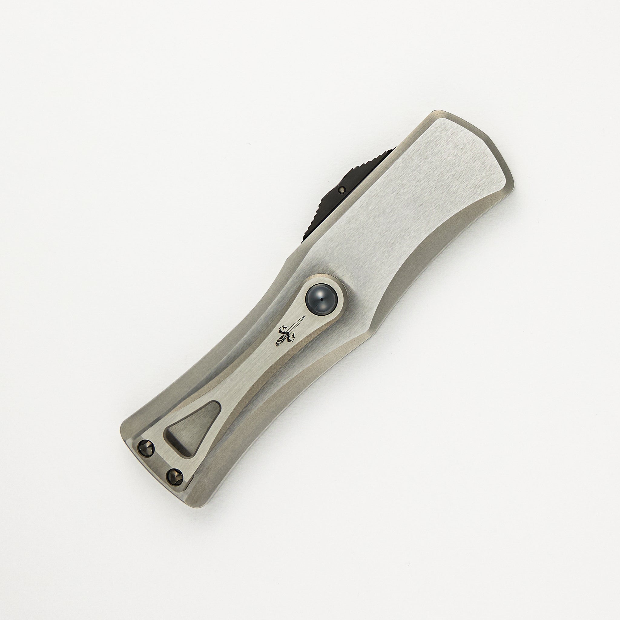 Marfione Custom Knives Hera - D/E Hot Blued Mosaic Blade - S/N 032