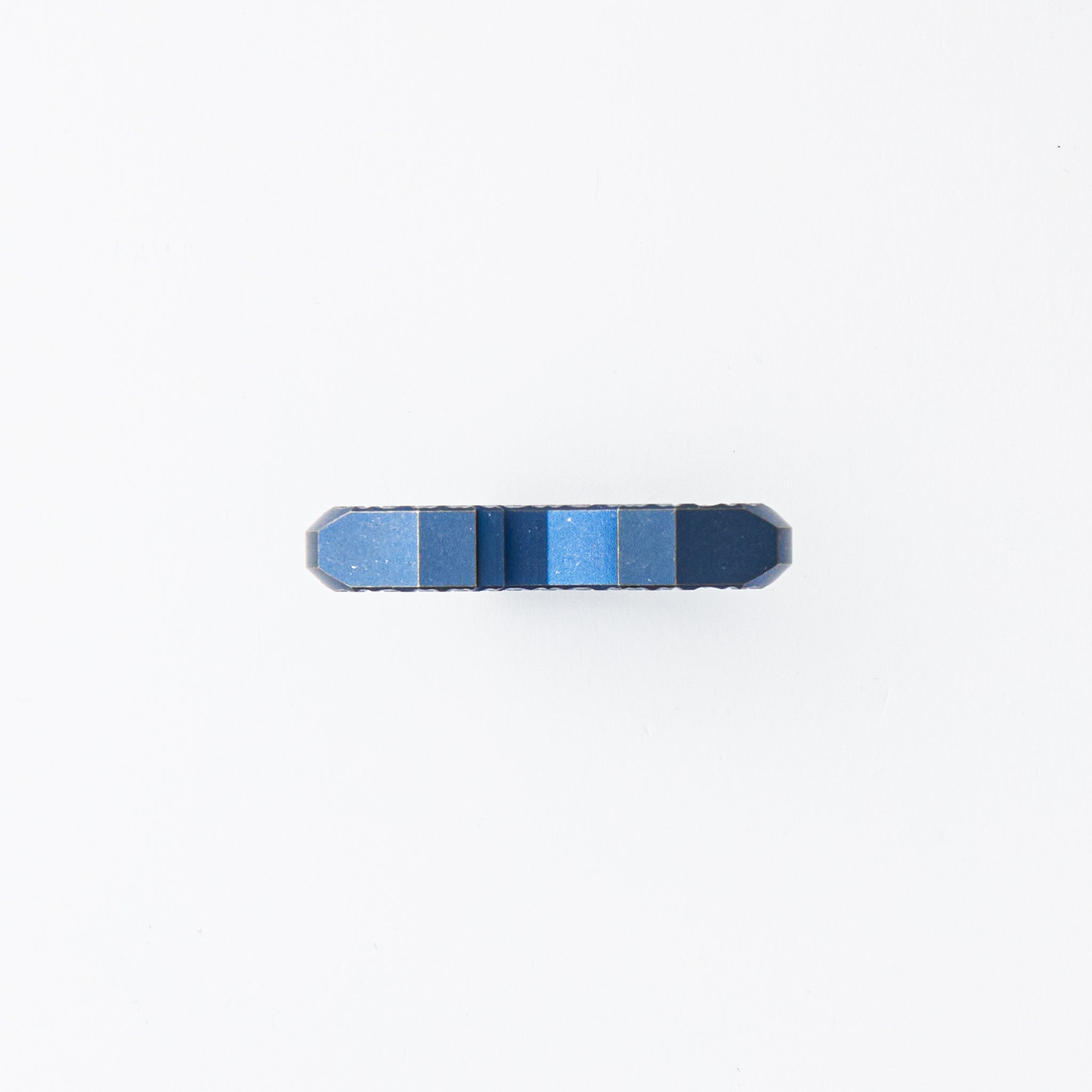 Derzhava - Blue/Satin Titanium - Diamond Mill Pattern
