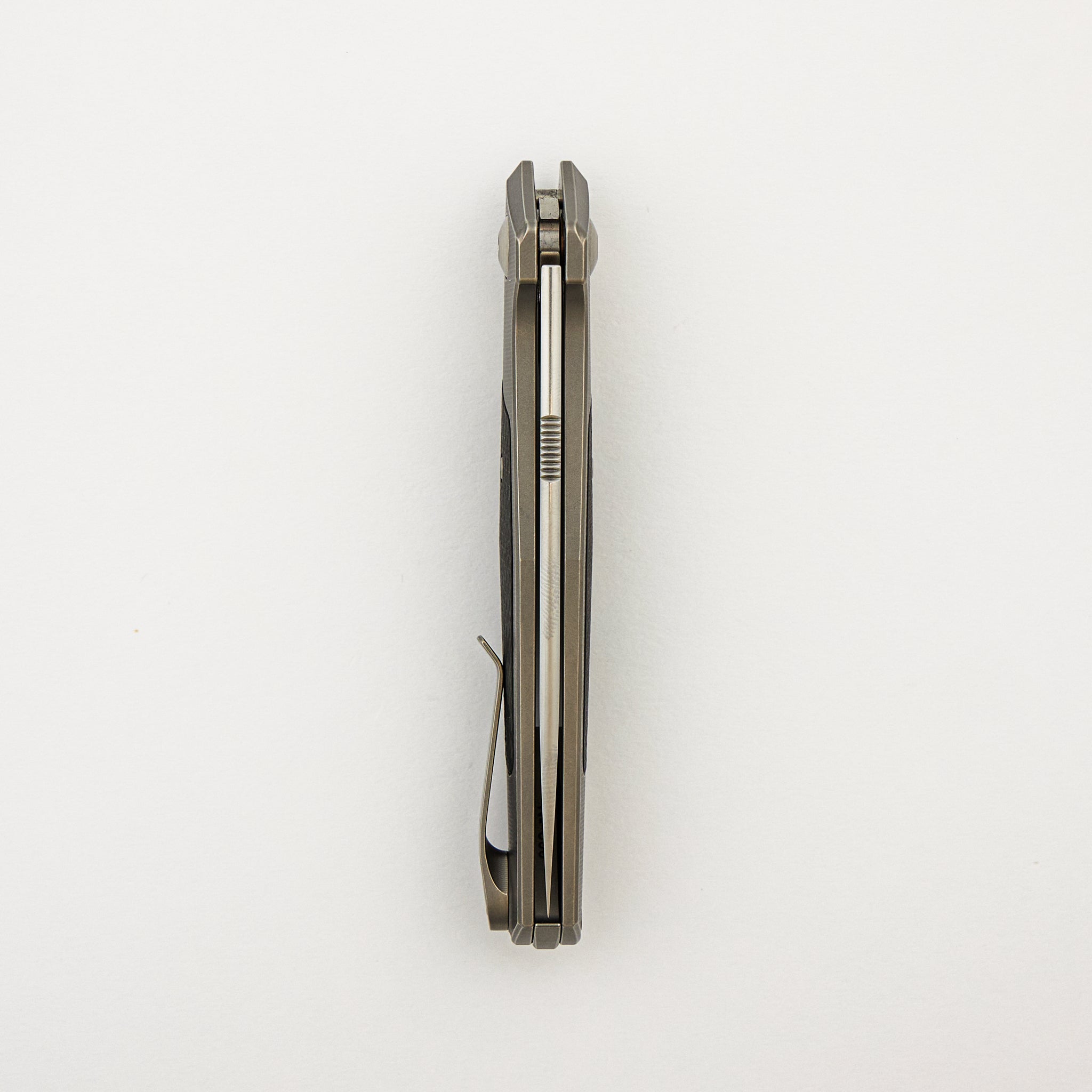 Toko - Grey/Satin - Titanium Handle - Carbon Fiber Inlays - RWL34 Blade - #306