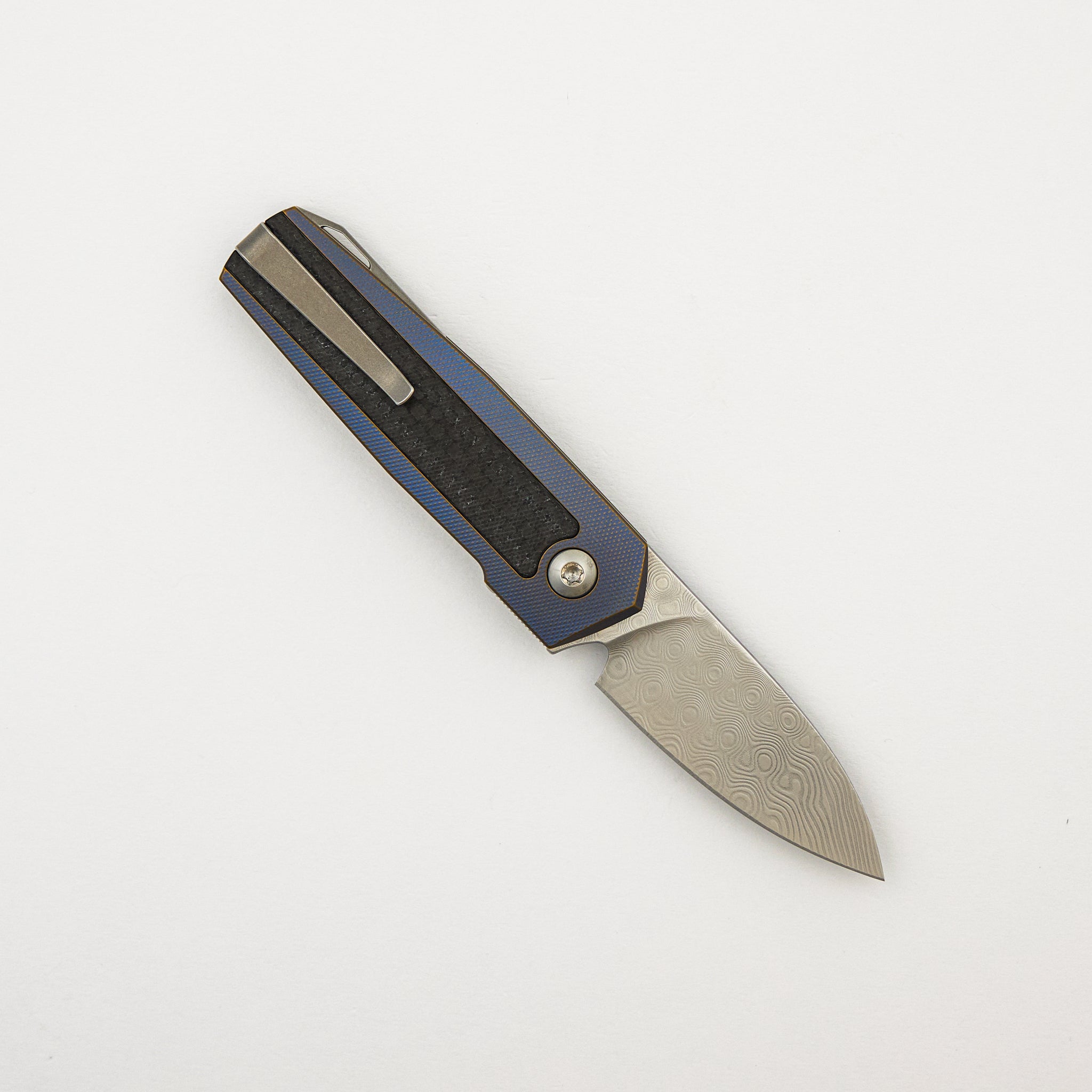 ARN - Kobolt/Satin - Titanium Handle - Carbon Fiber Inlays - Damasteel Blade - #111