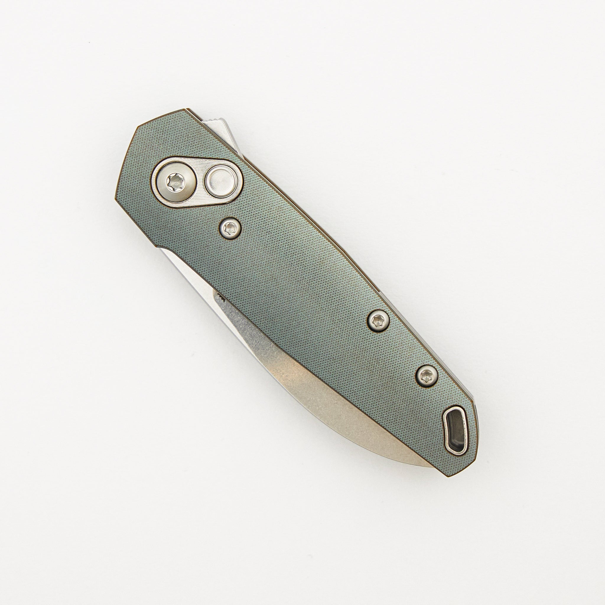 Aros - Cuprum/Satin Titanium Handle - RWL34 Blade