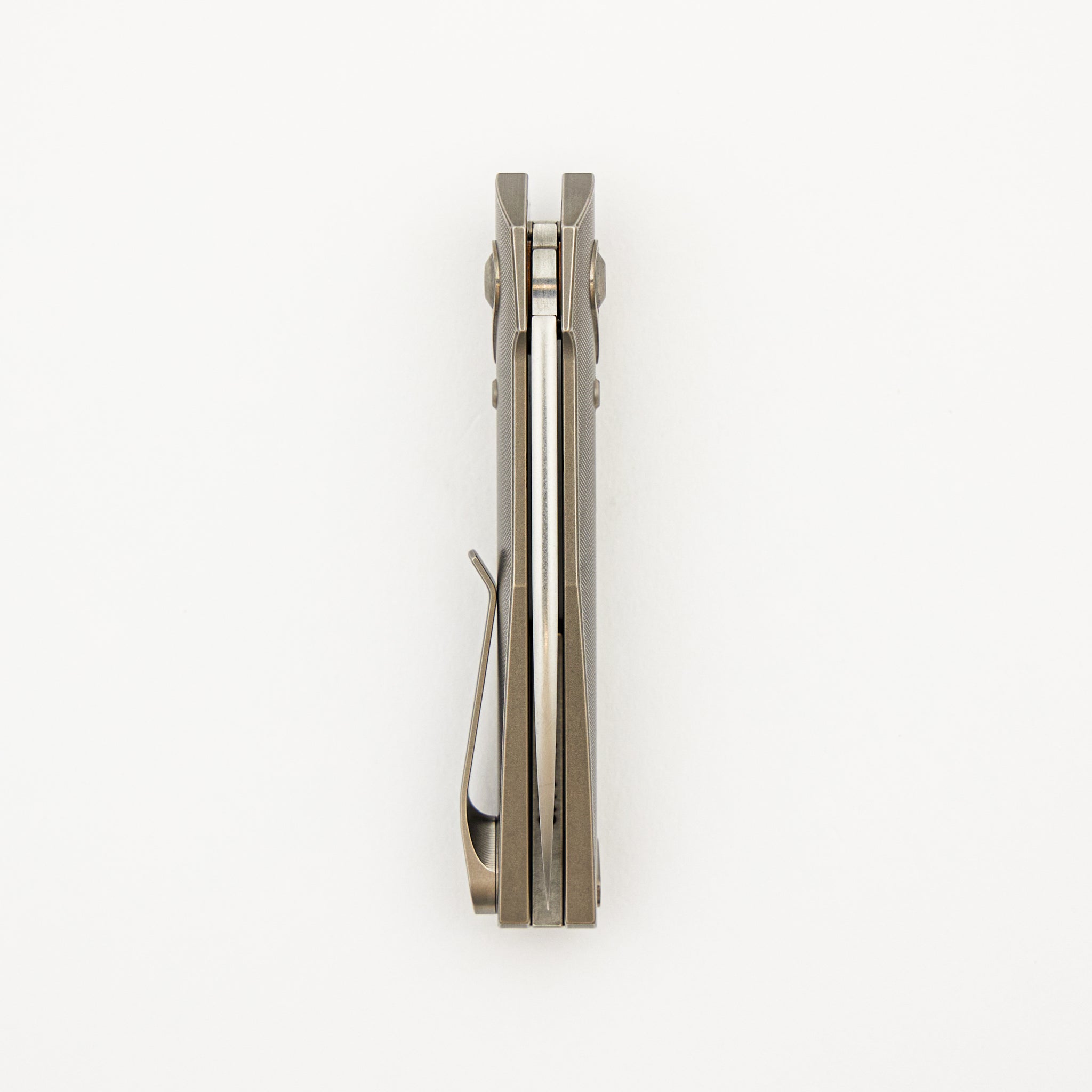 Aros - Grey/Satin Titanium Handle - RWL34 Blade