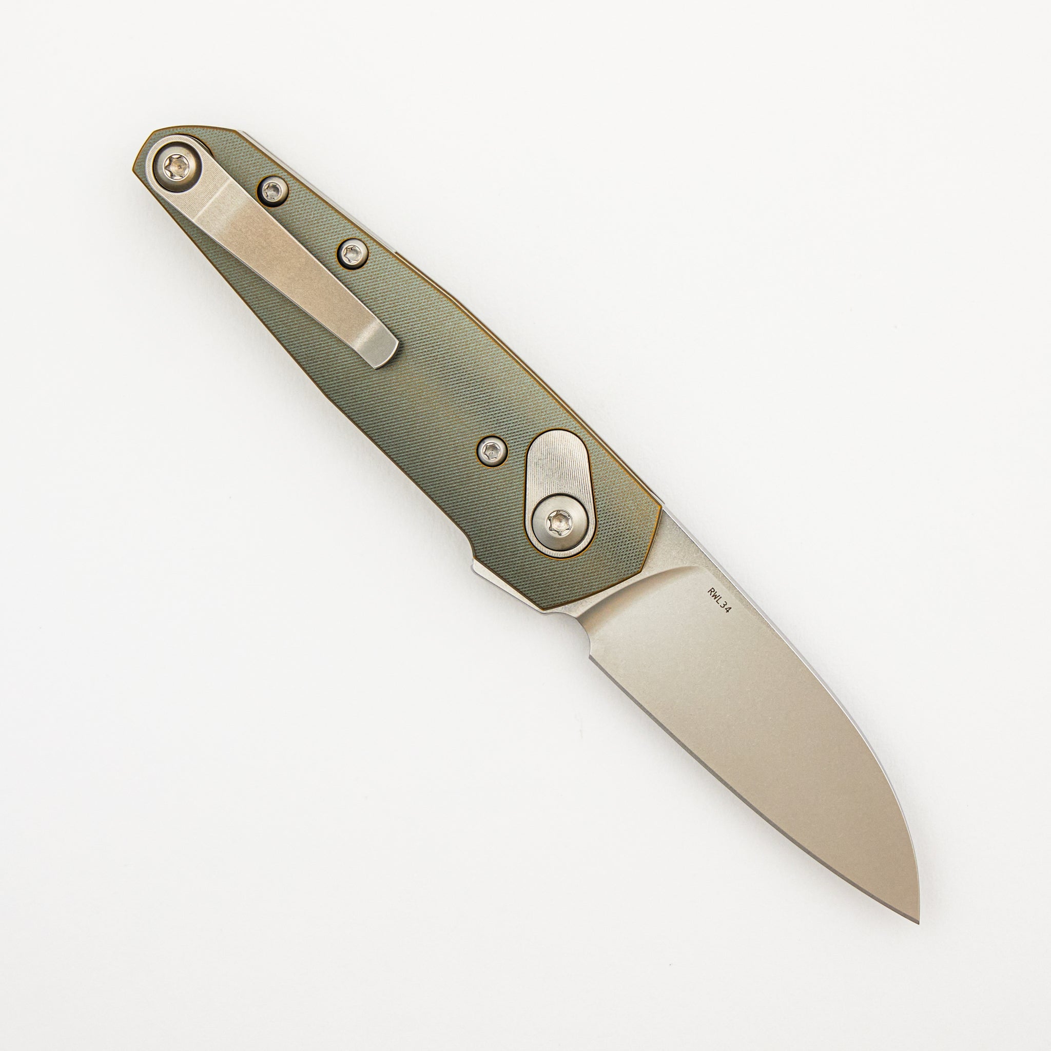 Aros - Cuprum/Satin Titanium Handle - RWL34 Blade