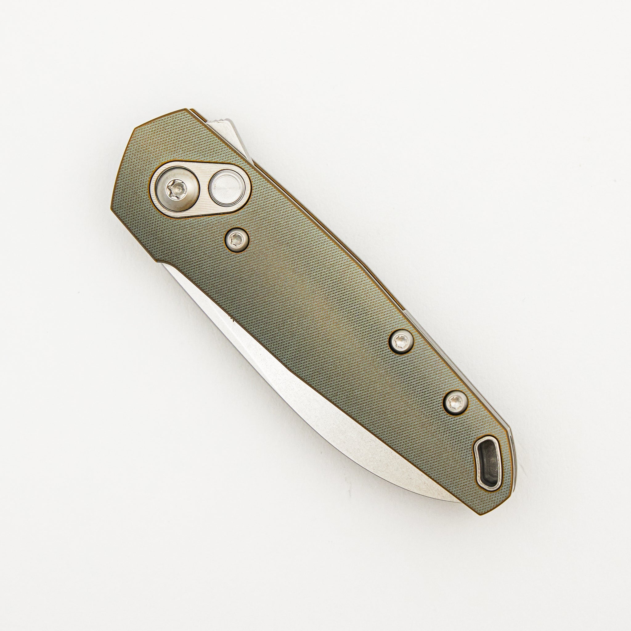 Aros - Cuprum/Satin Titanium Handle - RWL34 Blade