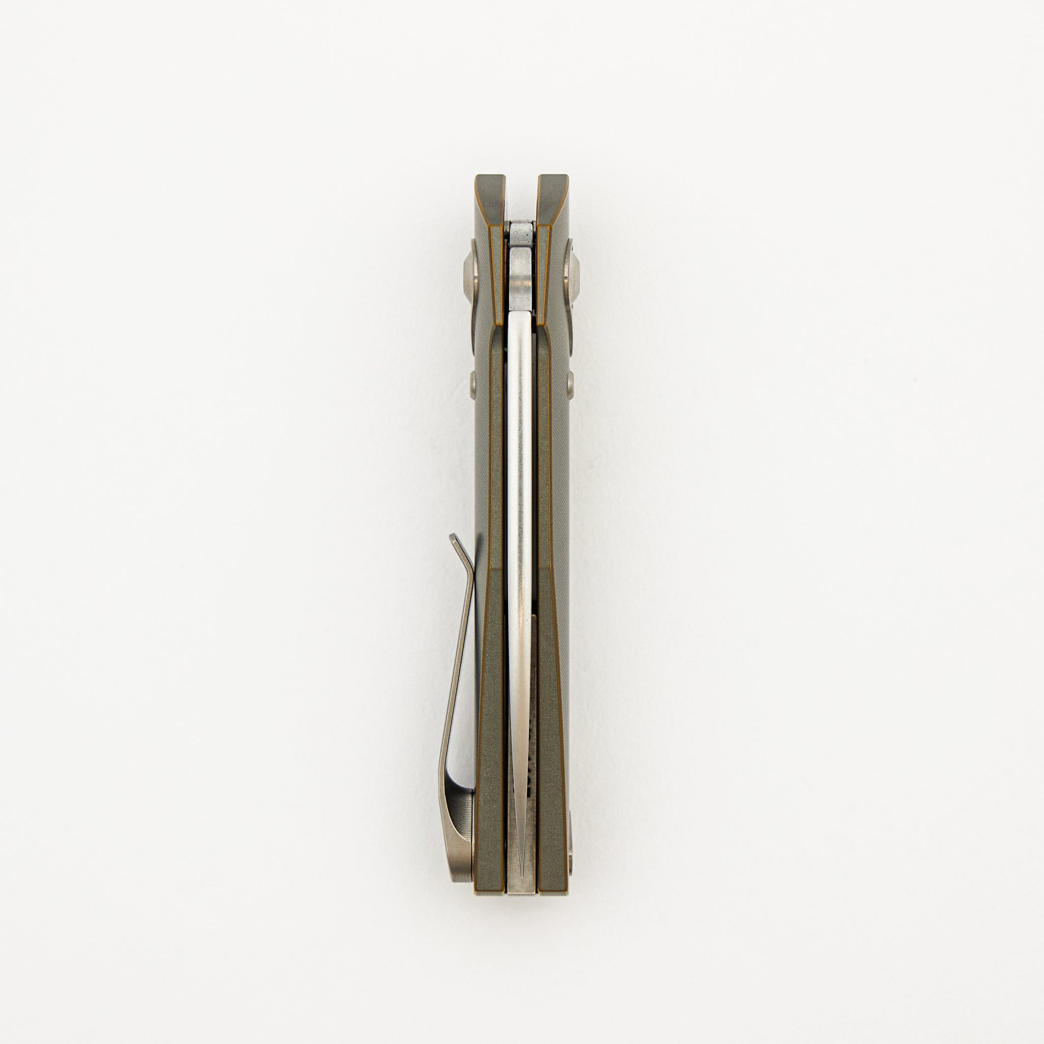 Aros - Cuprum/Satin Titanium Handle - RWL34 Blade
