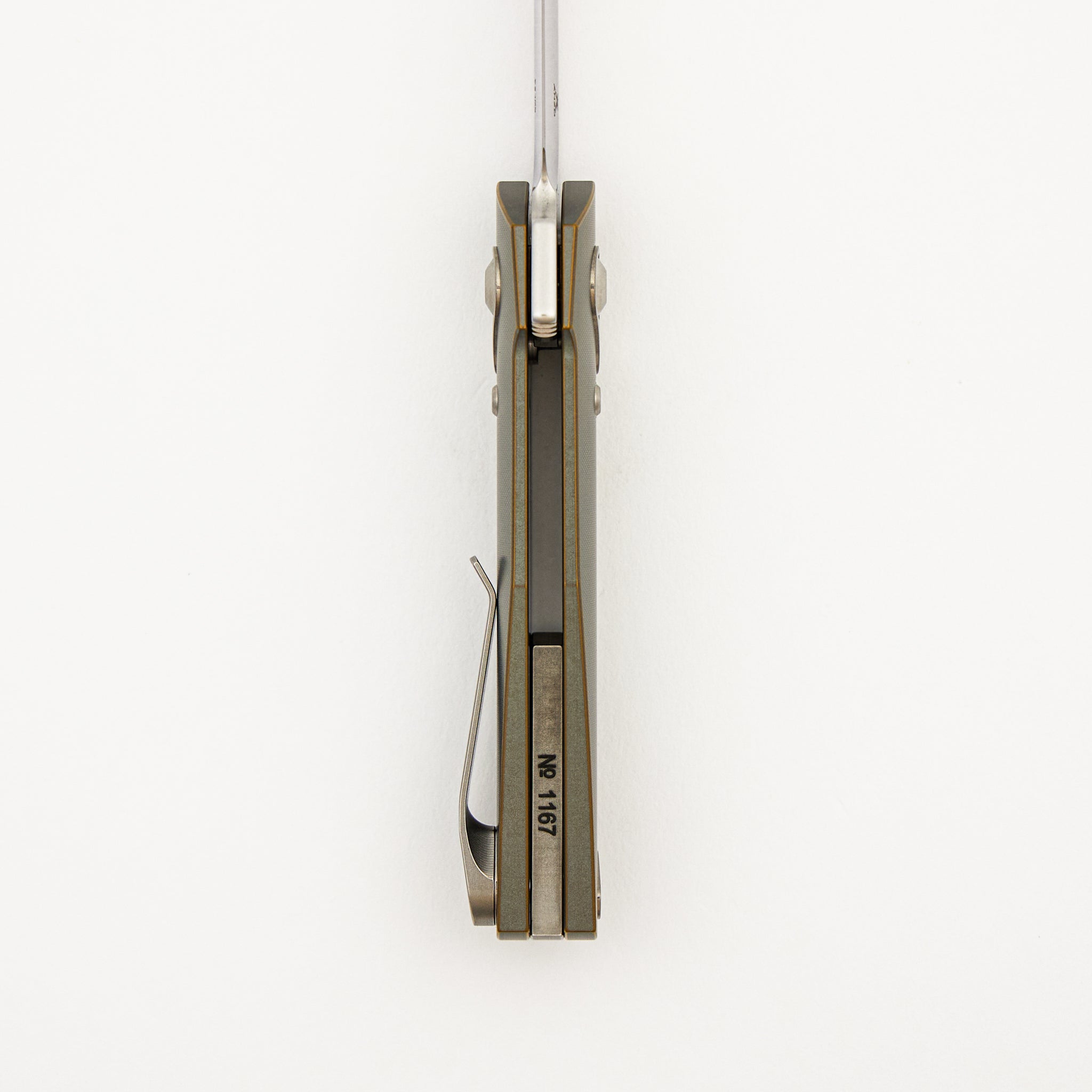 Aros - Cuprum/Satin Titanium Handle - RWL34 Blade