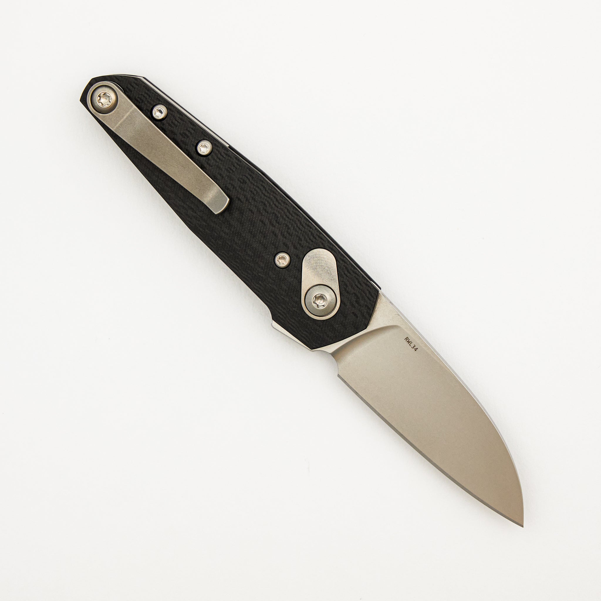 Aros - Satin - Carbon Fiber Handle - RWL34 Blade