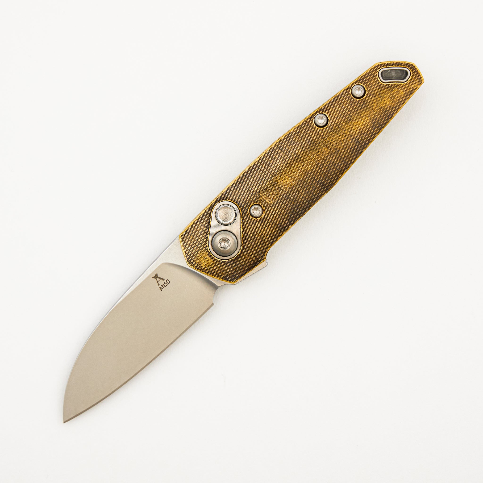 Aros - Satin - Brass Handle - RWL34 Blade
