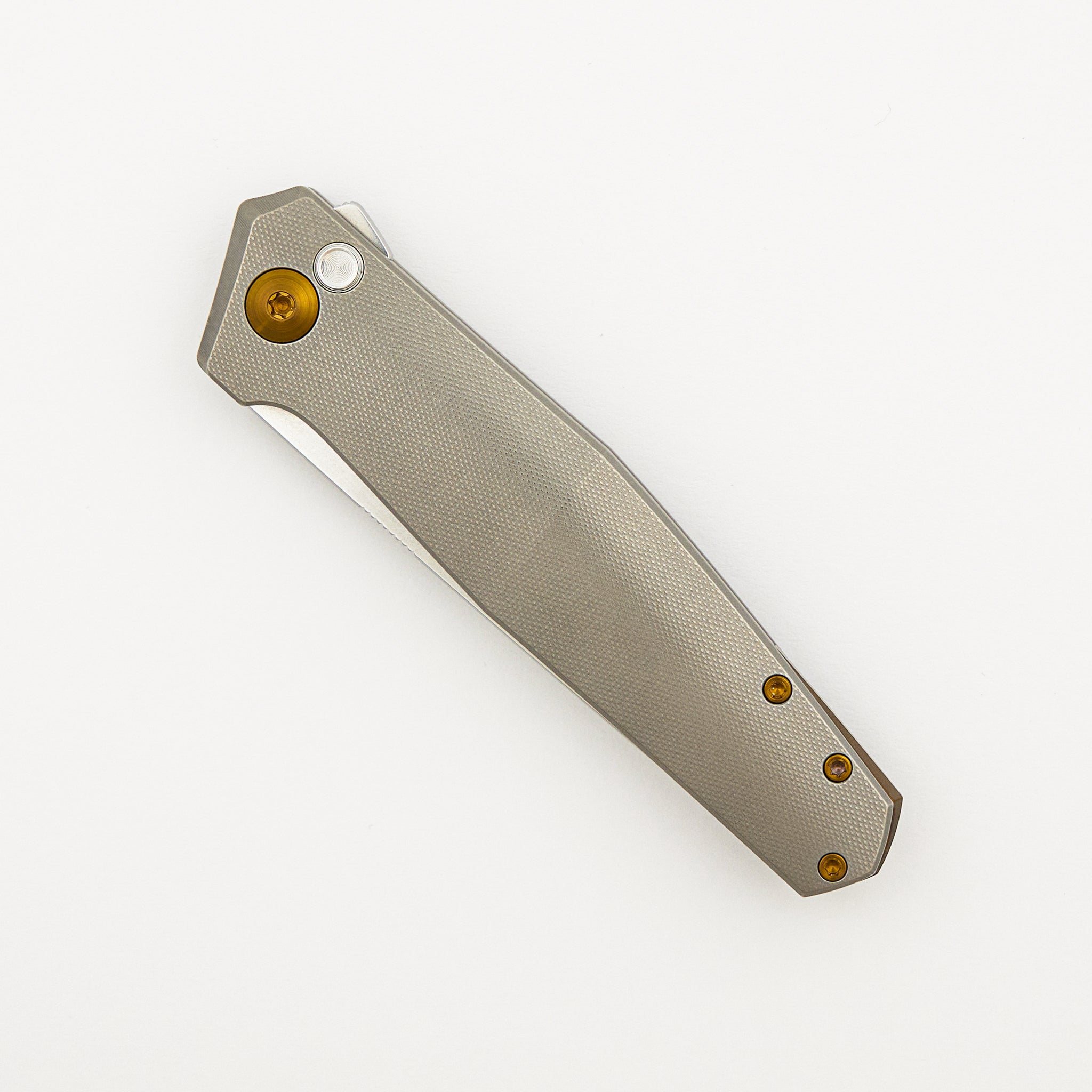 Toko - Grey/Amber Ano Titanium Handle - RWL34 Blade