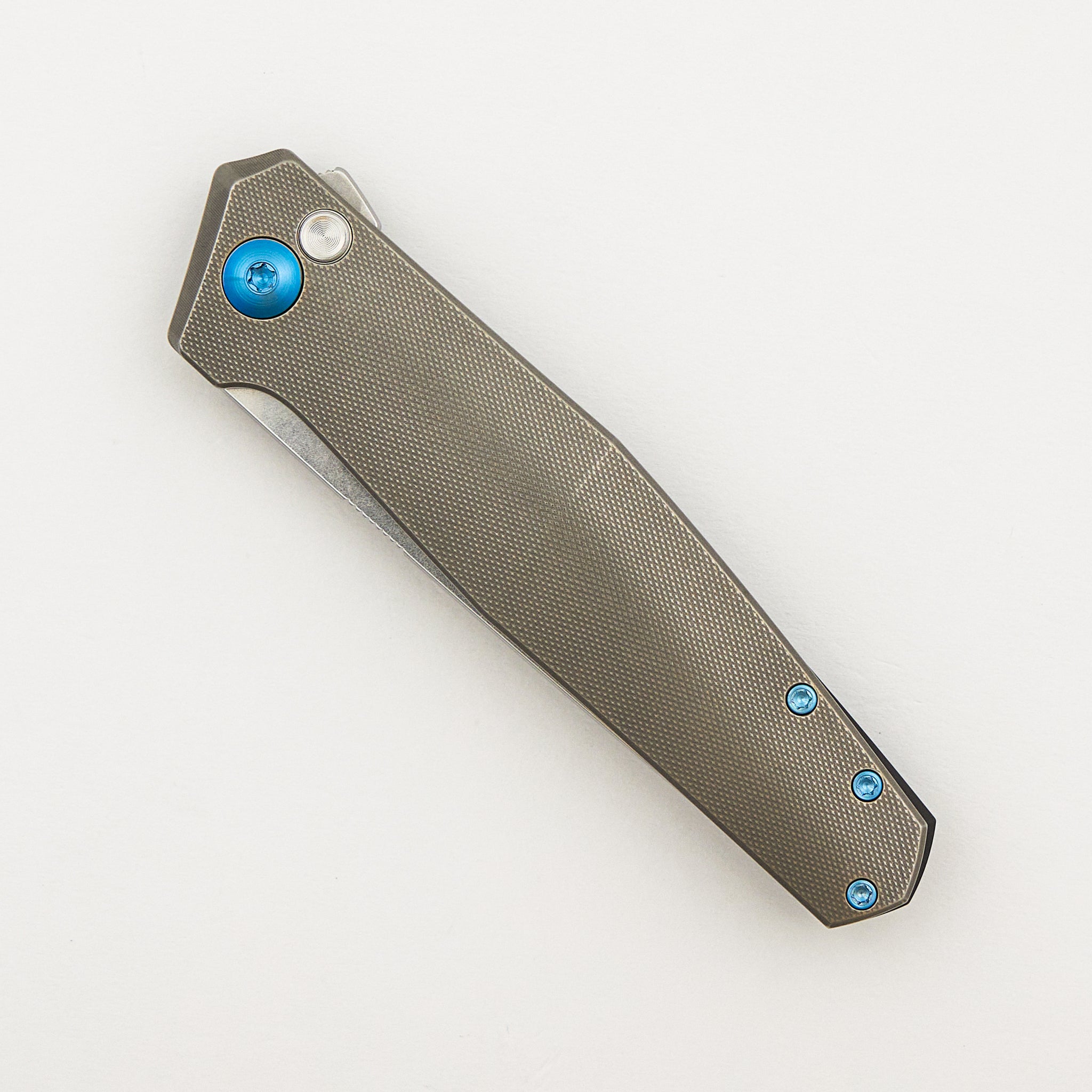 Toko - Grey/Blue Titanium Handle - RWL34 Blade #358