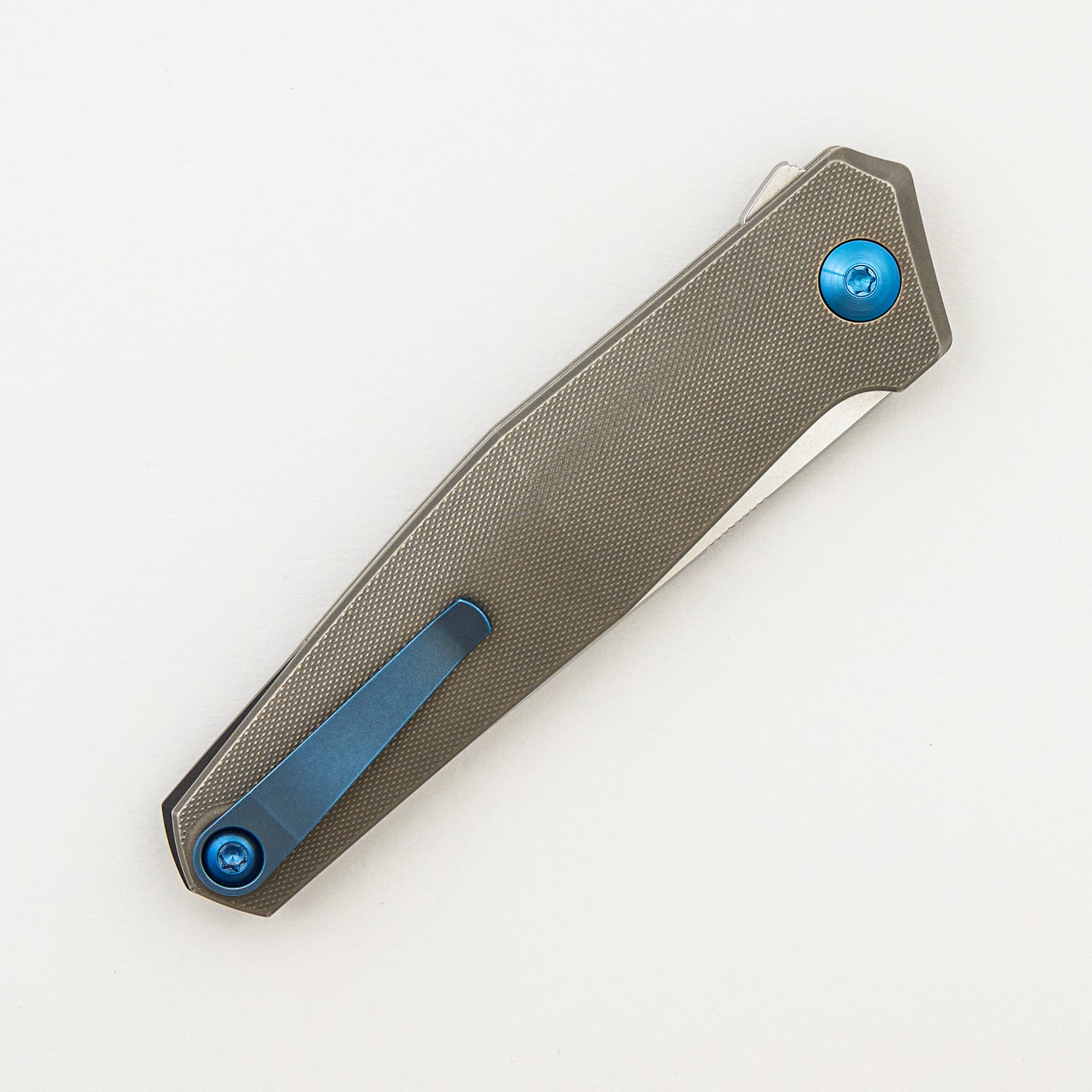 Toko - Grey/Blue Titanium Handle - RWL34 Blade #358