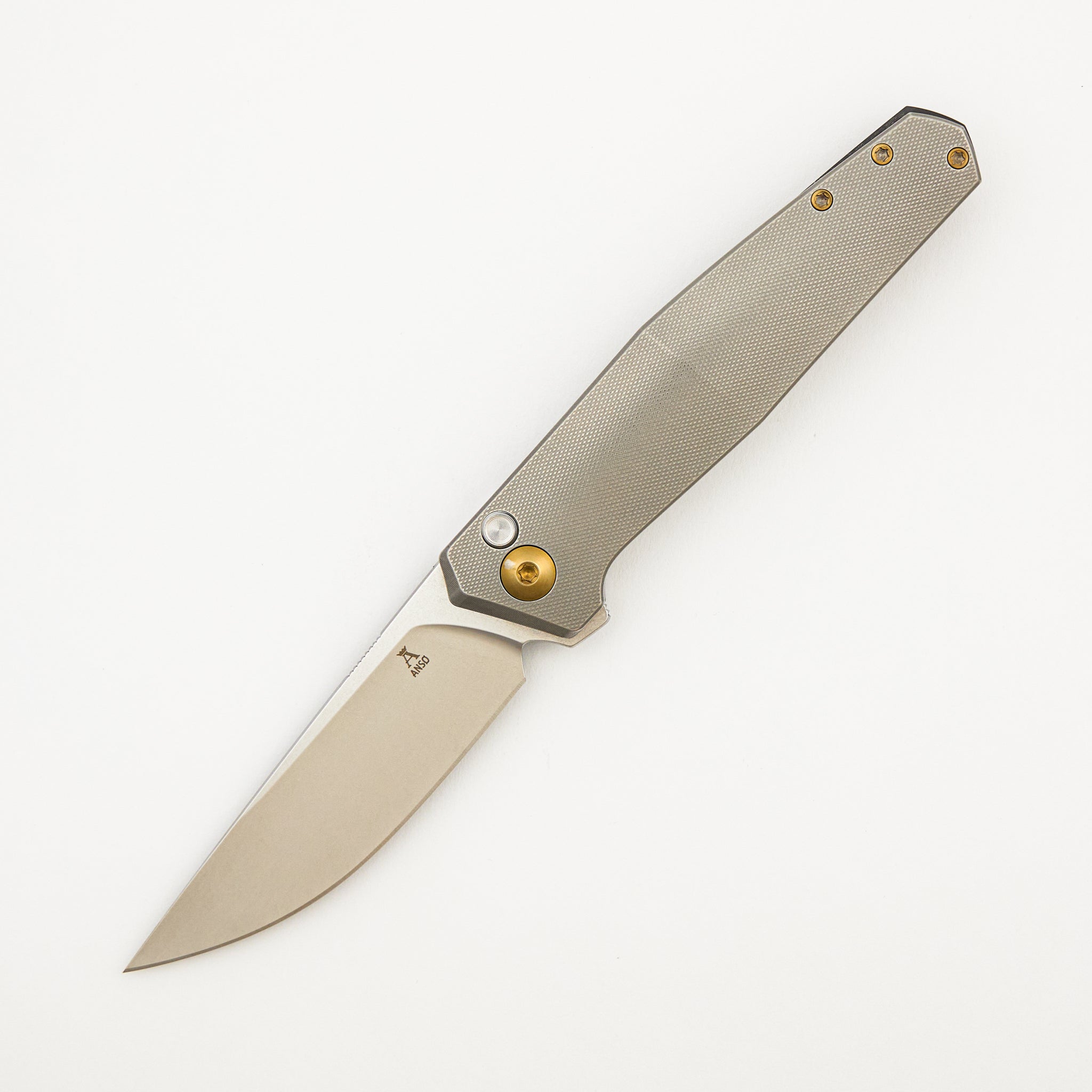 Toko - Grey/Amber Titanium Handle - Zirconium Backspacer - RWL34 Blade