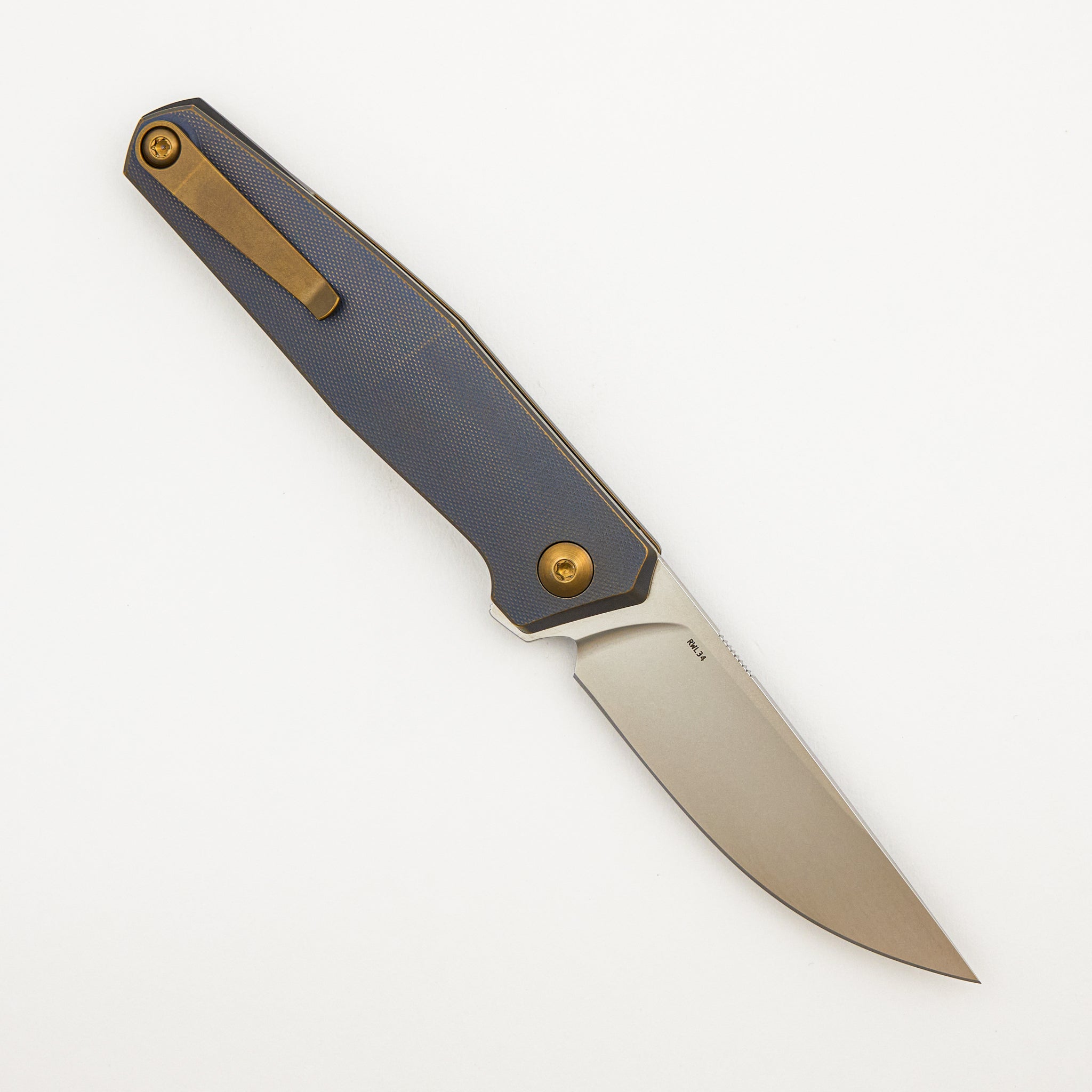 Toko - Kobalt/Amber Titanium Handle - Zirconium Backspacer - RWL34 Blade