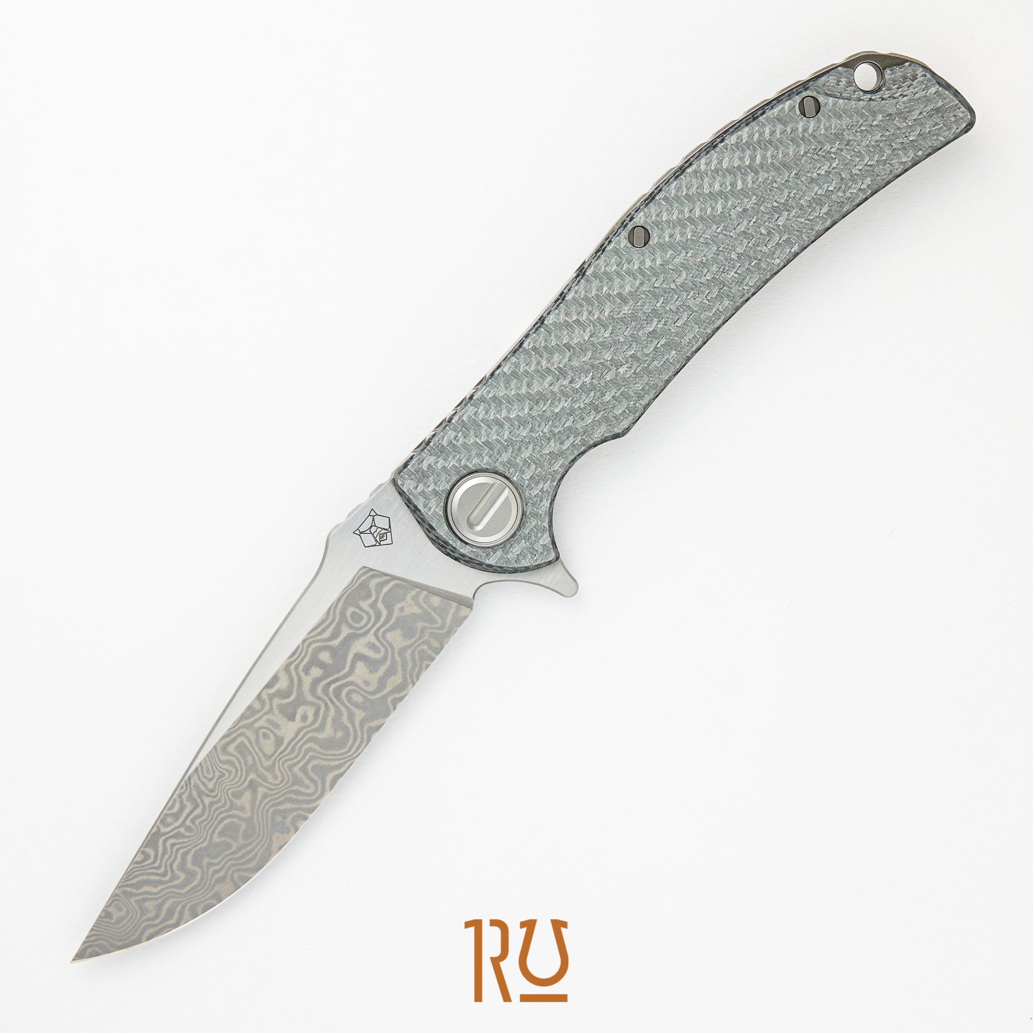 Shirogorov "Limited Edition" RJ Martin Design Arctic Overkill - ZDI-VG Blade - Titanium/Alutex Handle - SRRBS