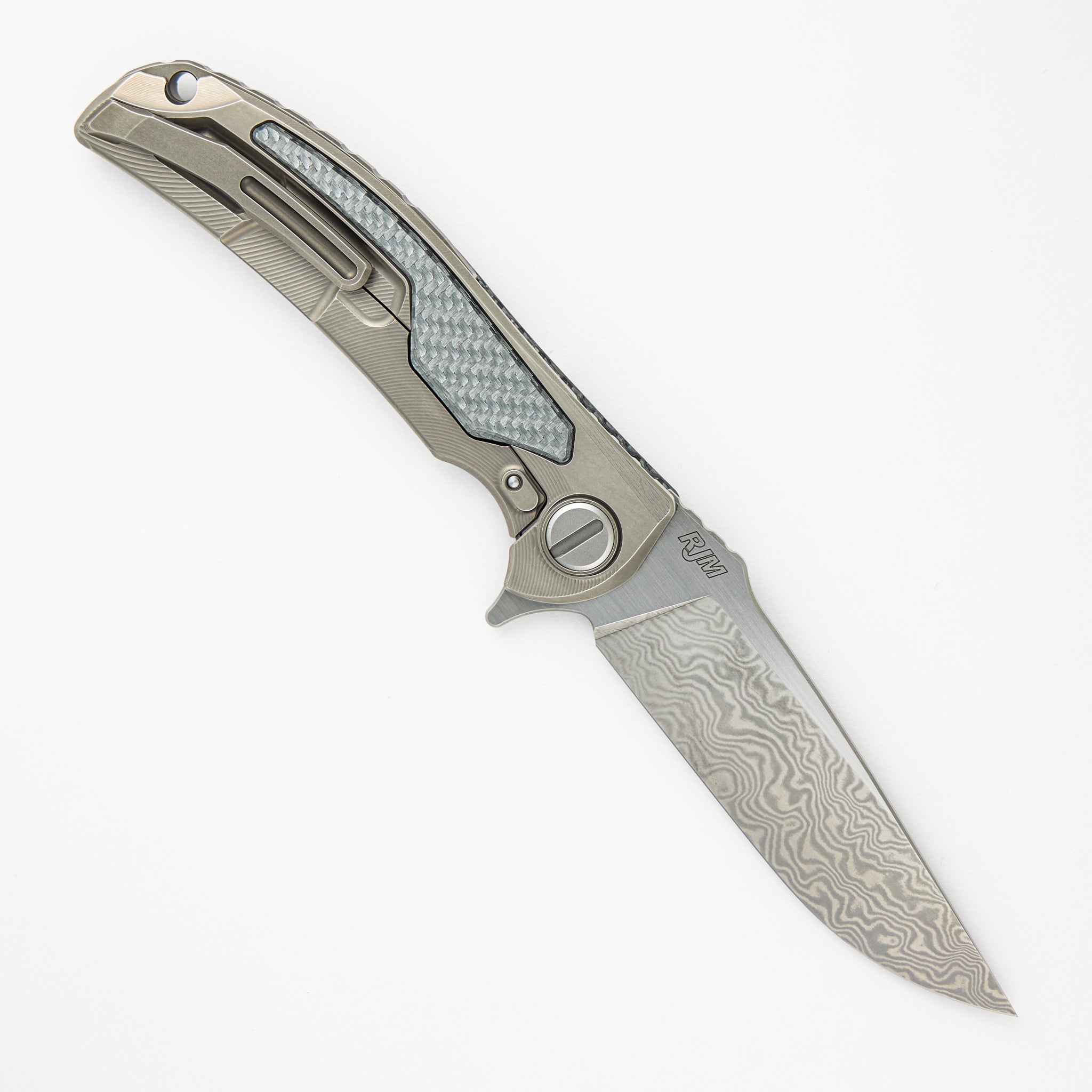 Shirogorov "Limited Edition" RJ Martin Design Arctic Overkill - ZDI-VG Blade - Titanium/Alutex Handle - SRRBS