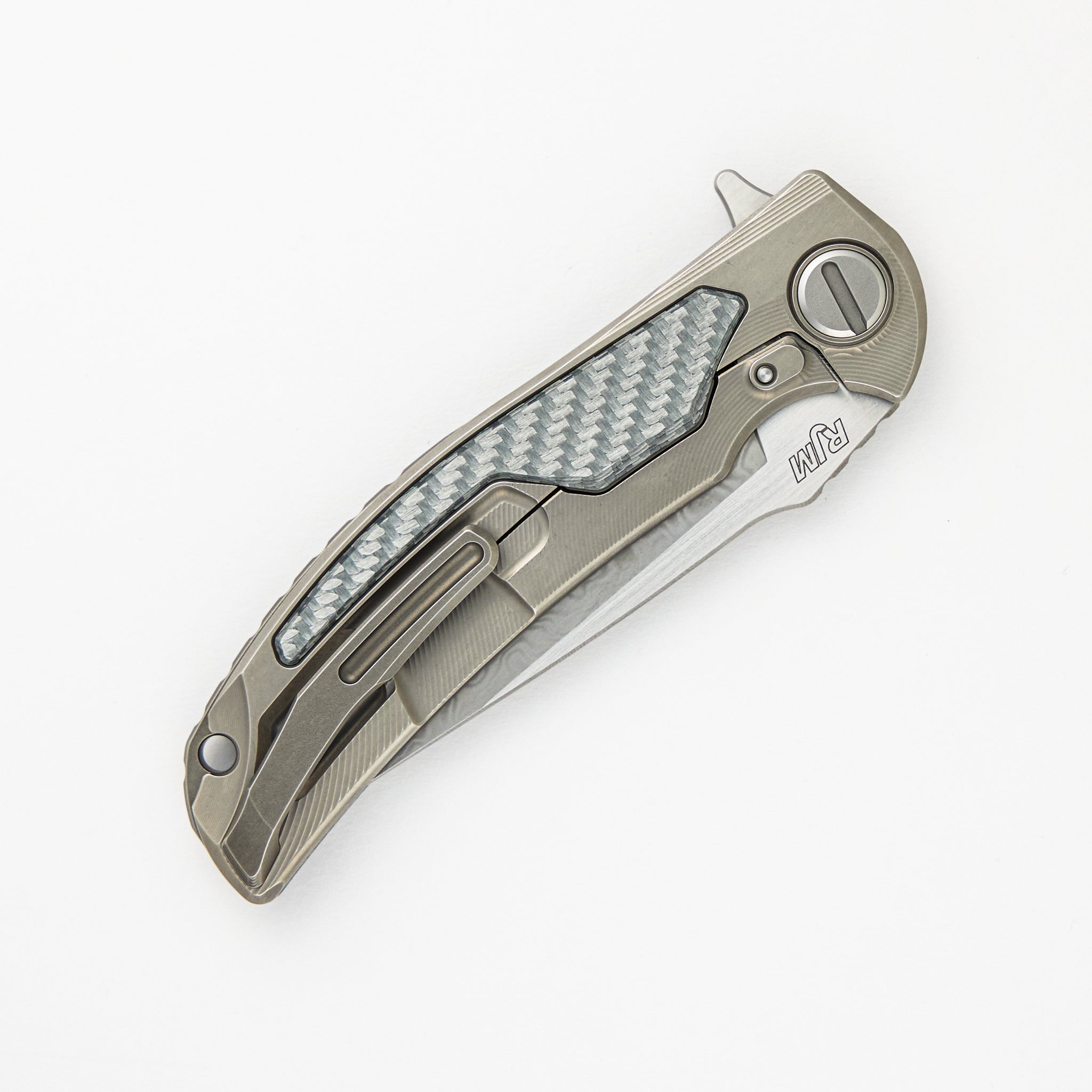 "Limited Edition" Arctic Overkill - ZDI-VG Blade - Titanium/Alutex Handle - SRRBS (RJ Martin Design)