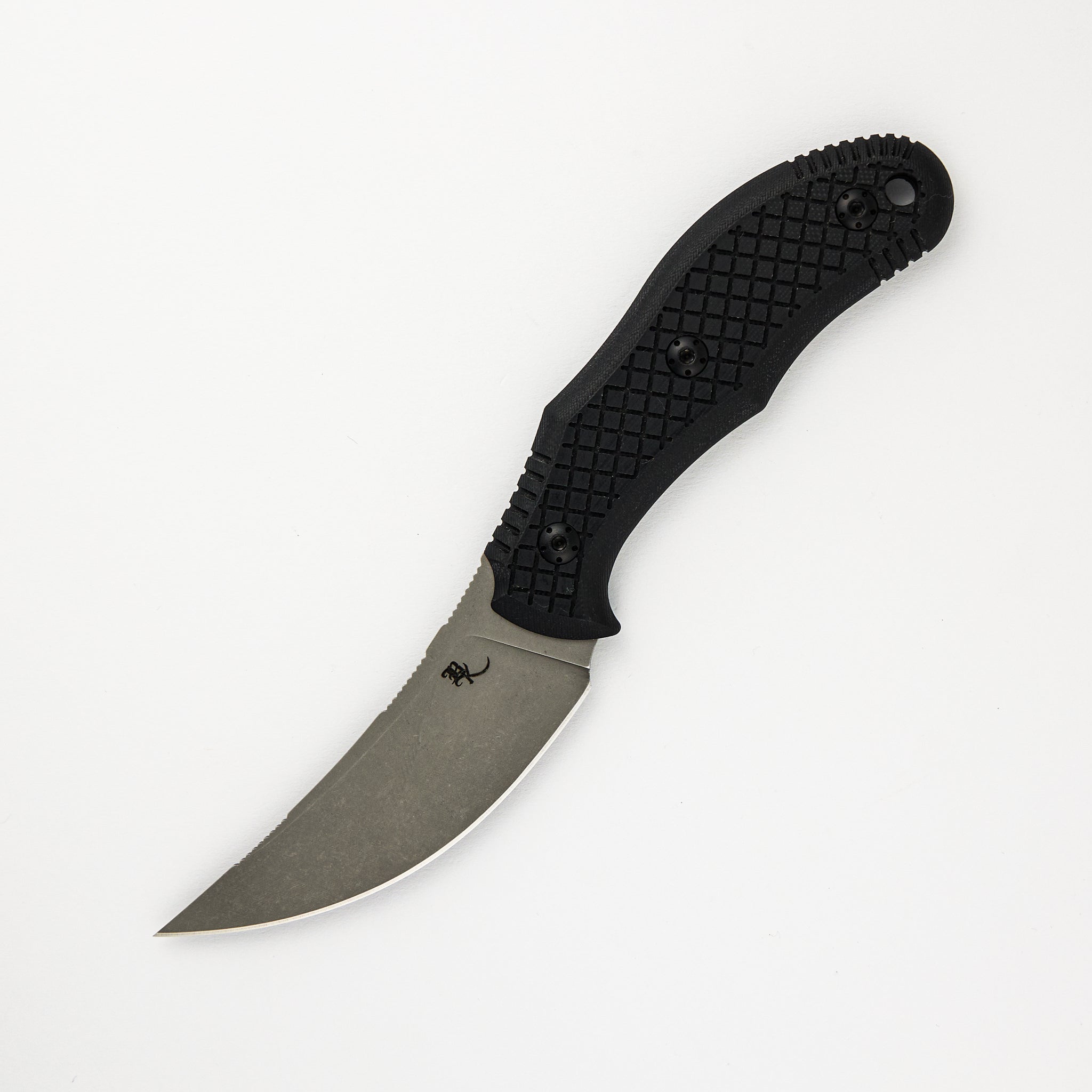 CHOPPER – STONEWASH – BLACK G10 HANDLE