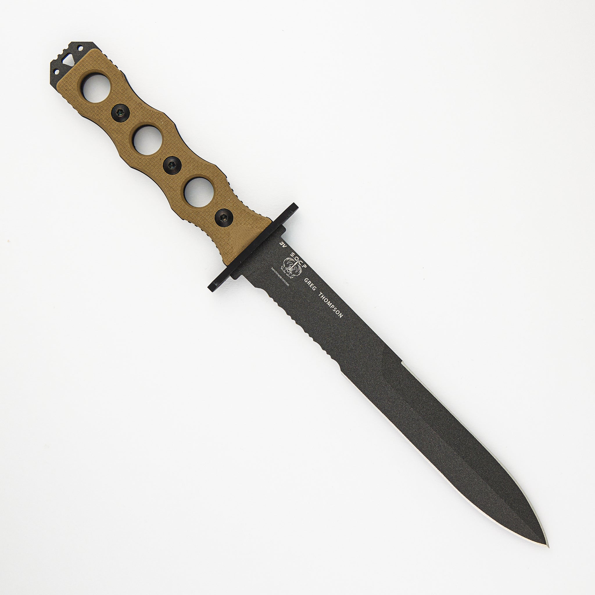 BENCHMADE SOCP FIXED BLADE 185SBK-1