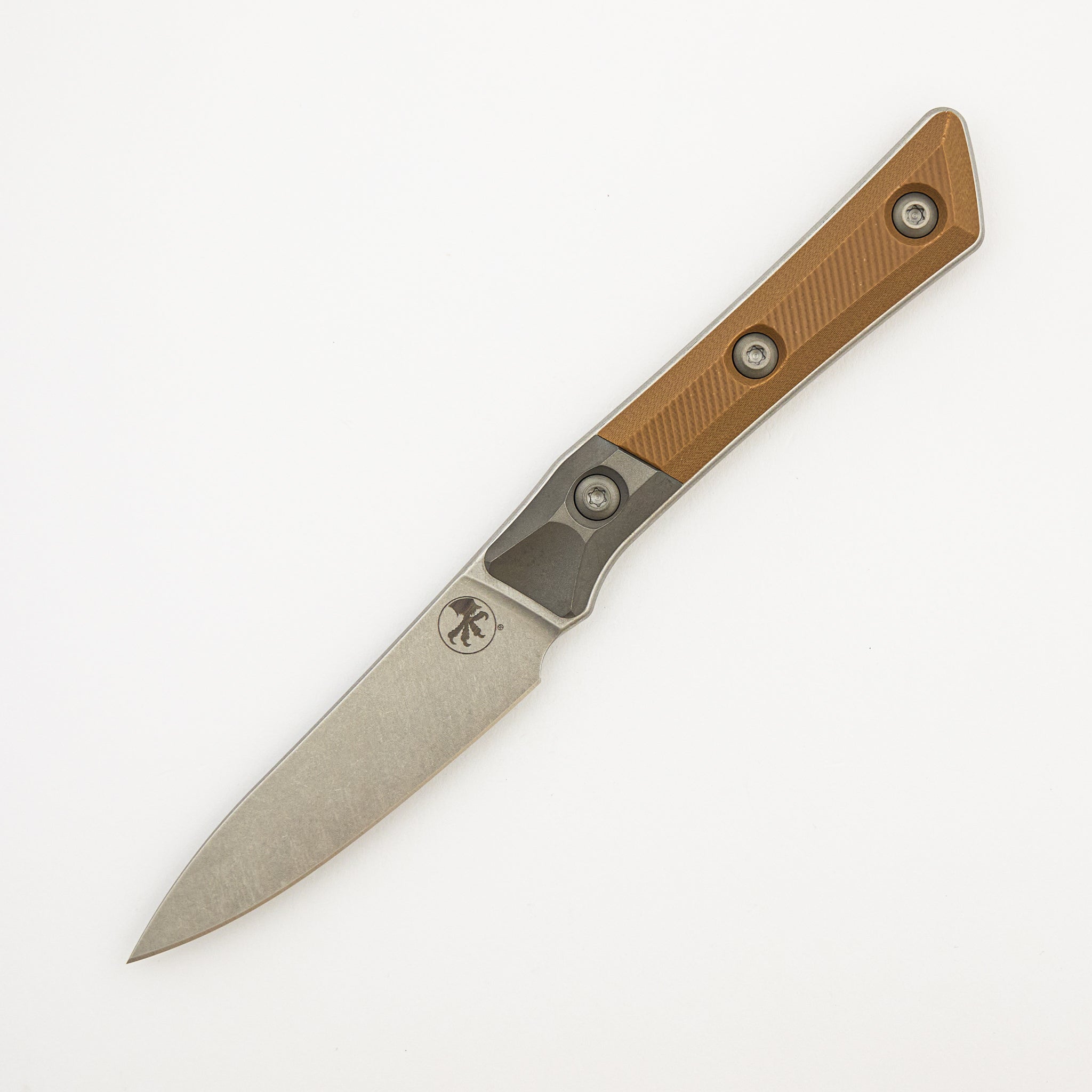 Paring Knife - G10 Coyote Tan - Bead Blast Bolster - Stonewash Standard - 3500B-10 CE
