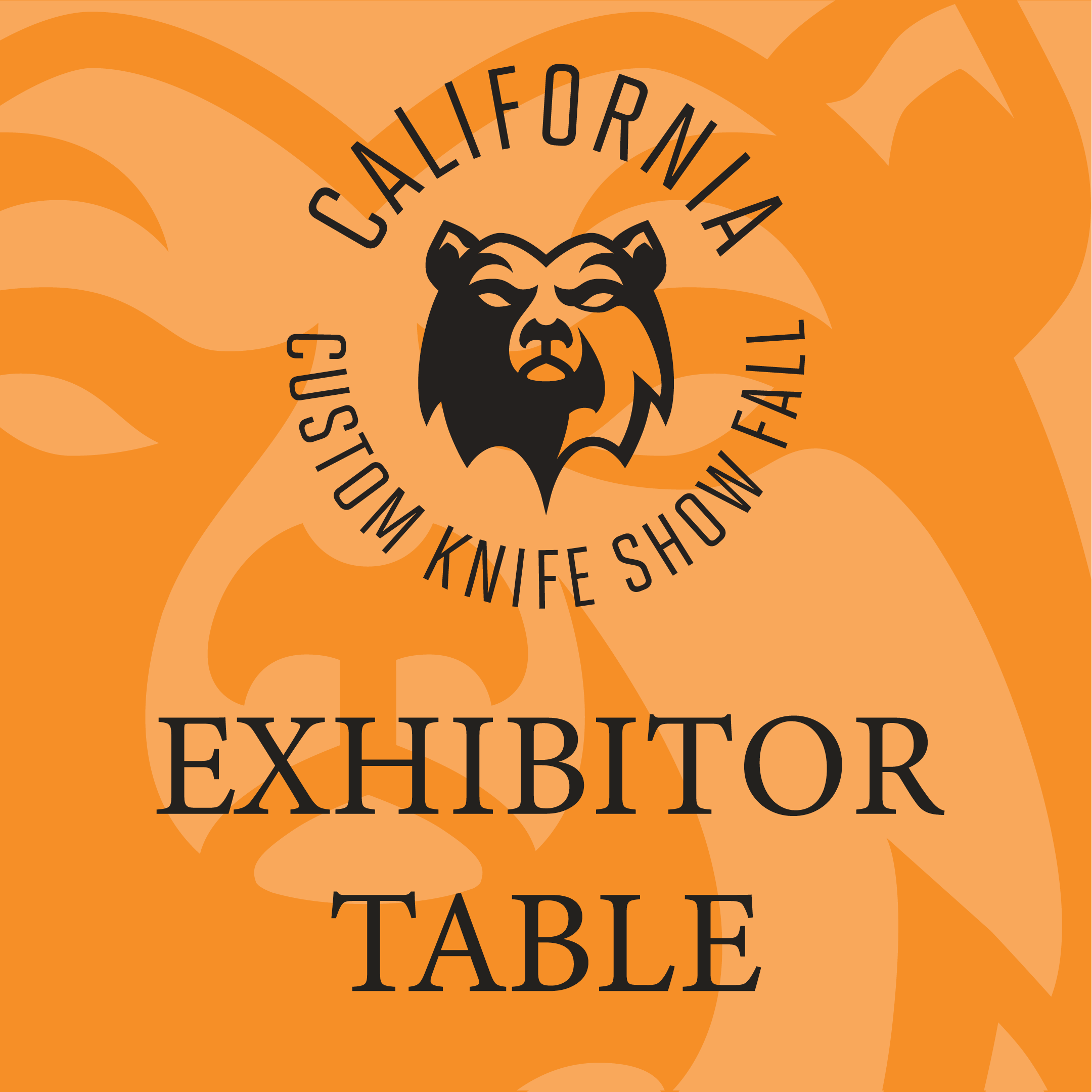 2026 CCKS FALL: Exhibitor Table