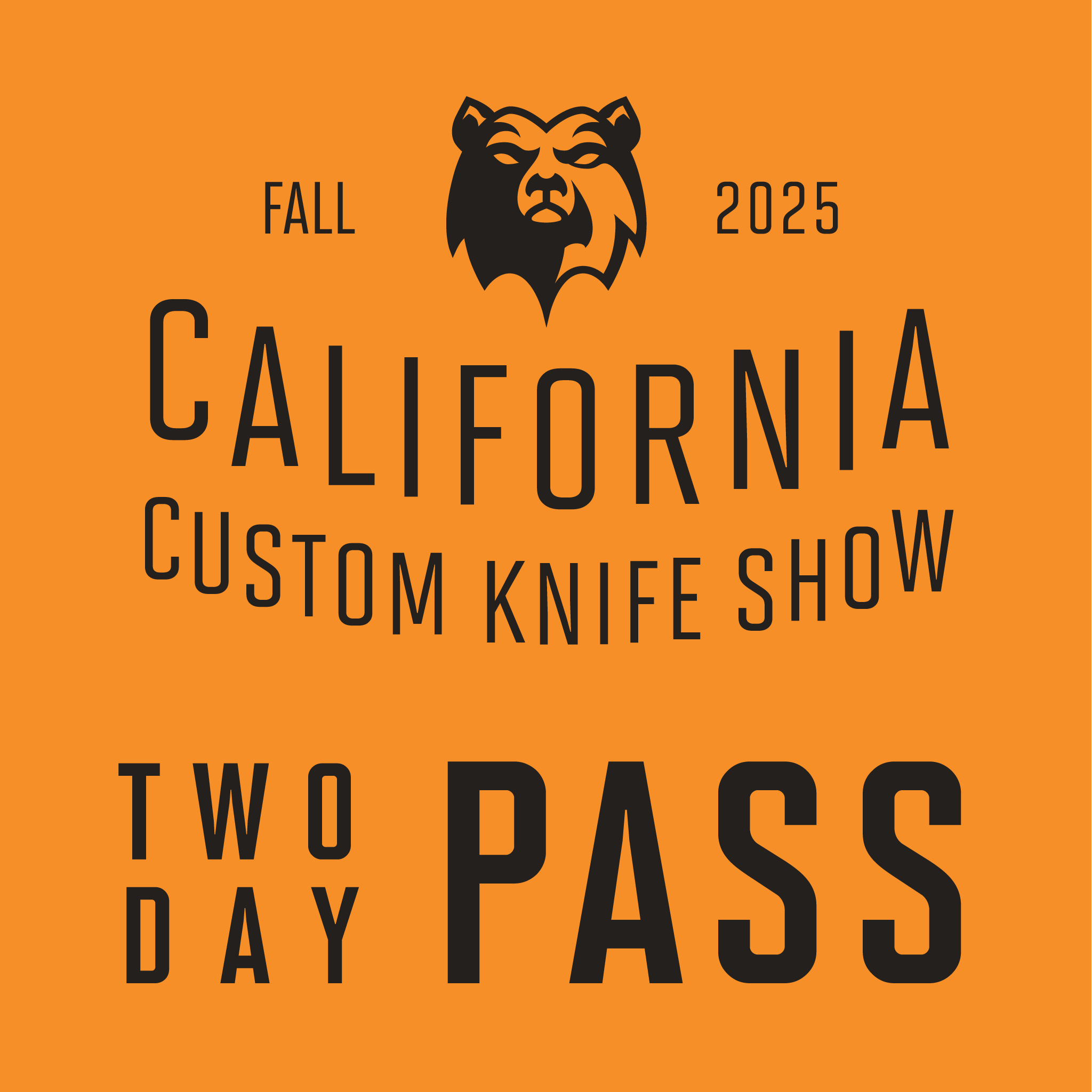 2025 CCKS FALL SHOW Pass - General Admission 2 Day