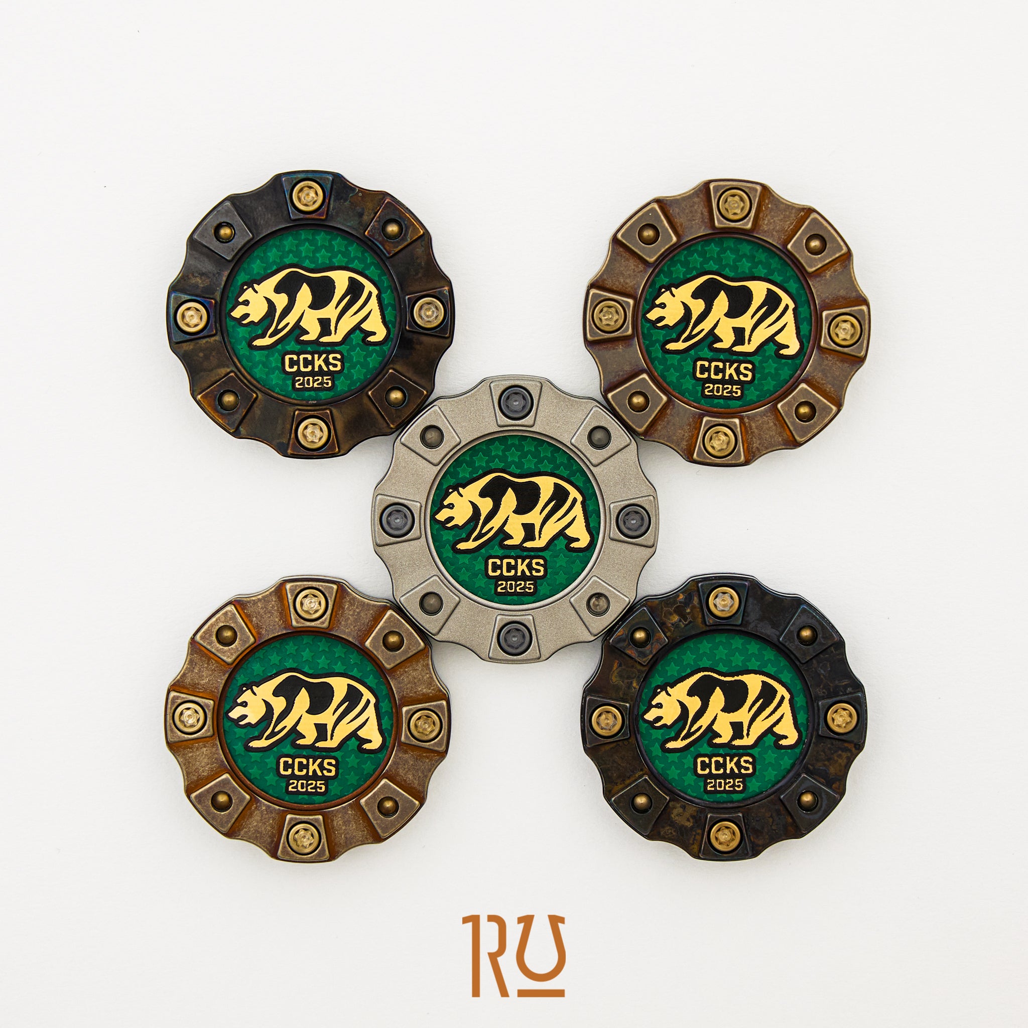 2025 CCKS Fall Tariff Chips - Green Inlay