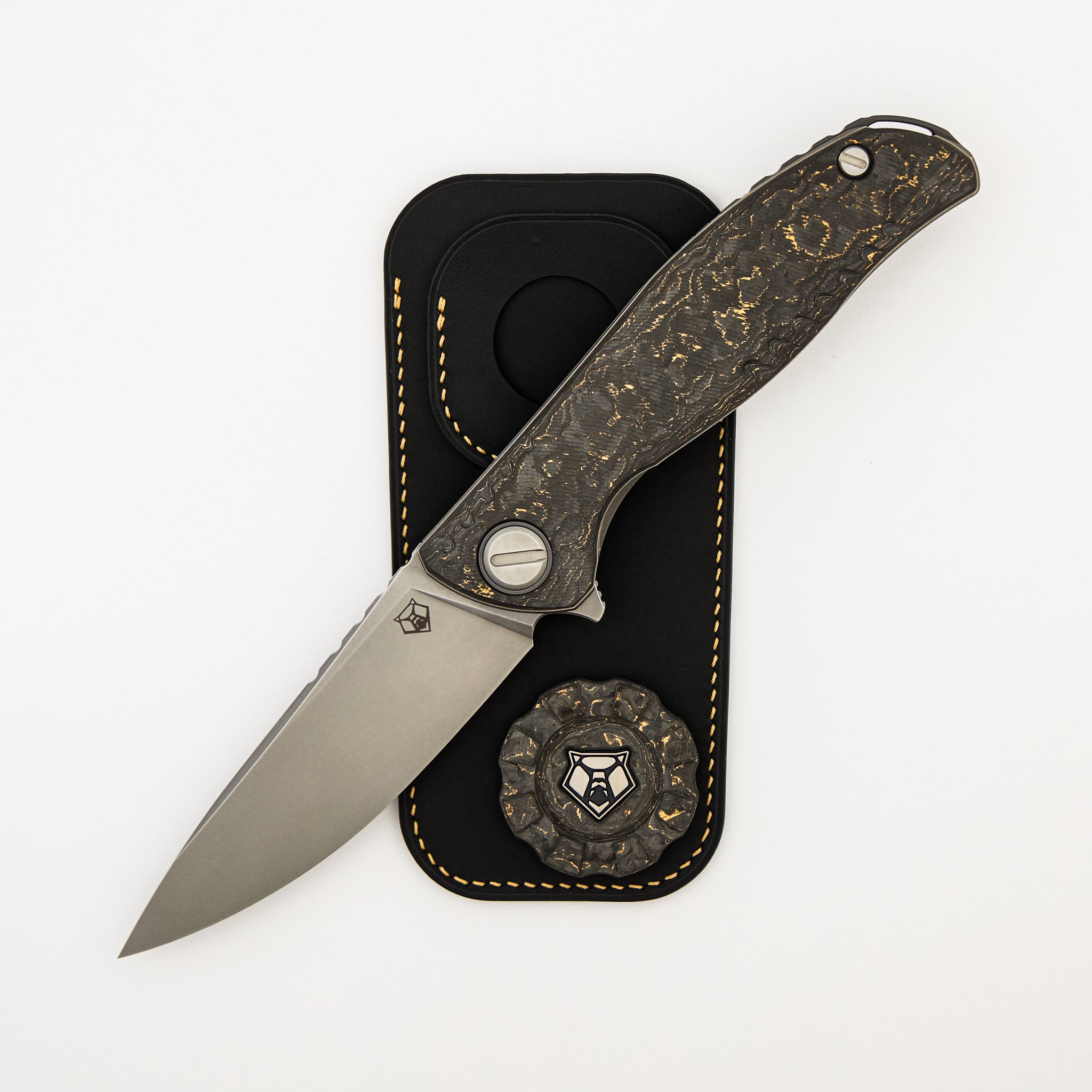 F3 - CCKS Spring 2025 Show Exclusive Set - HiTex Gear Poker Chip - Cova Leather Pouch