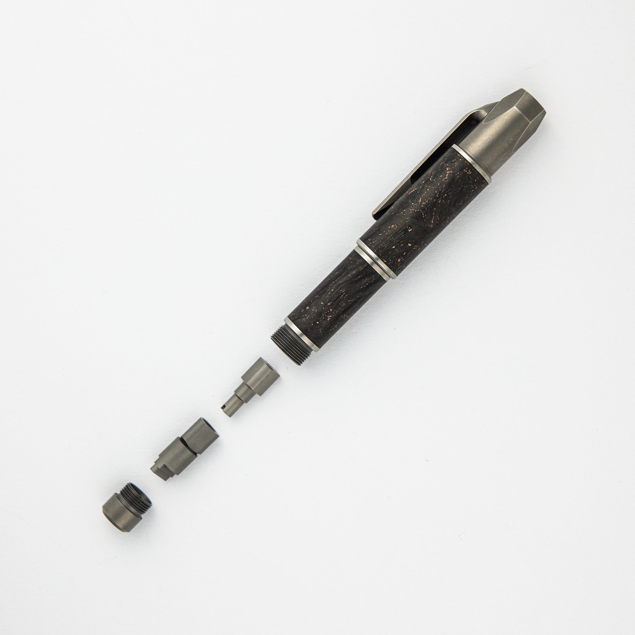 Custom Division Pen Tool - Bronze Carbon Fiber