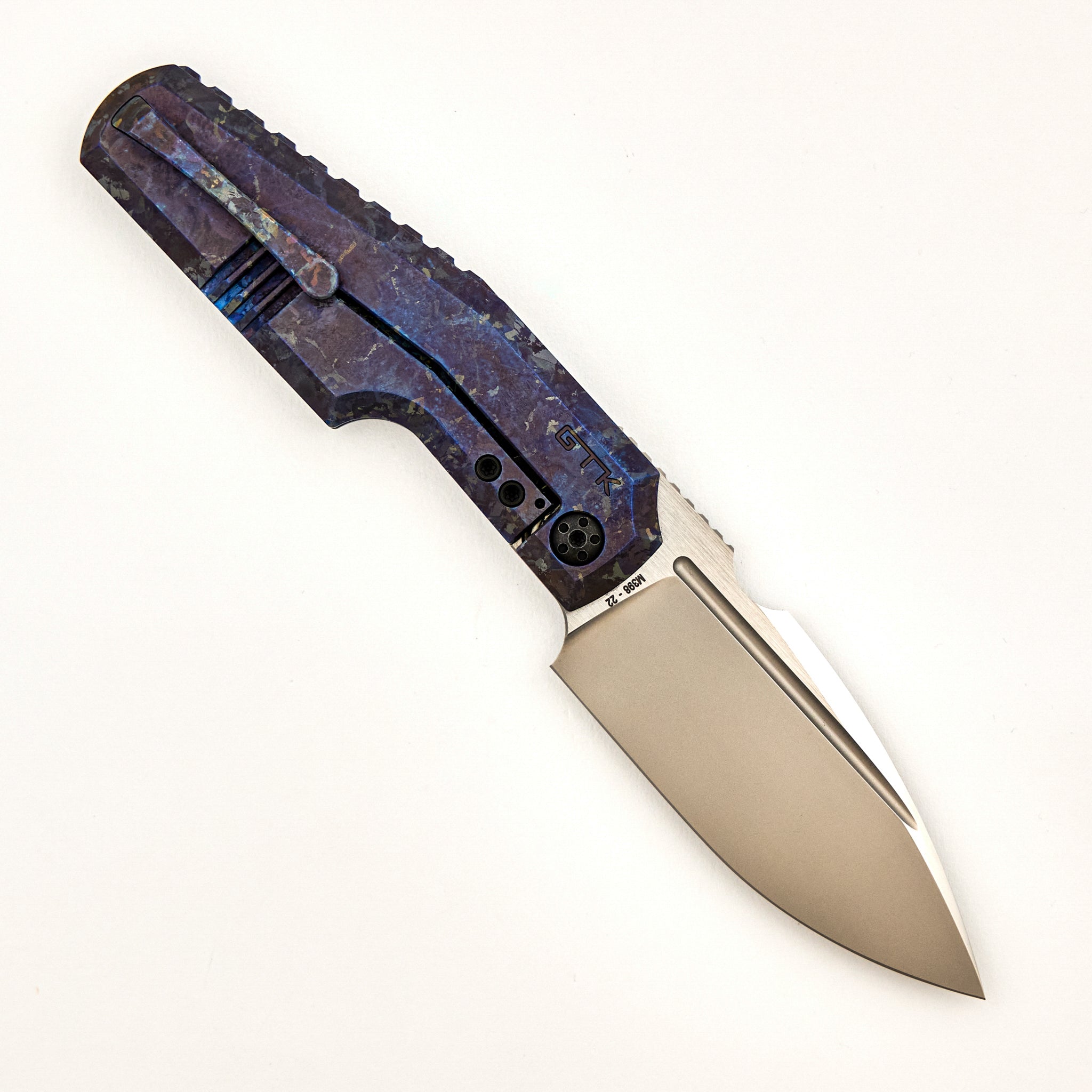 Elementak - M398 Blade - CrystalTi Handle (Thomas Gony Design)