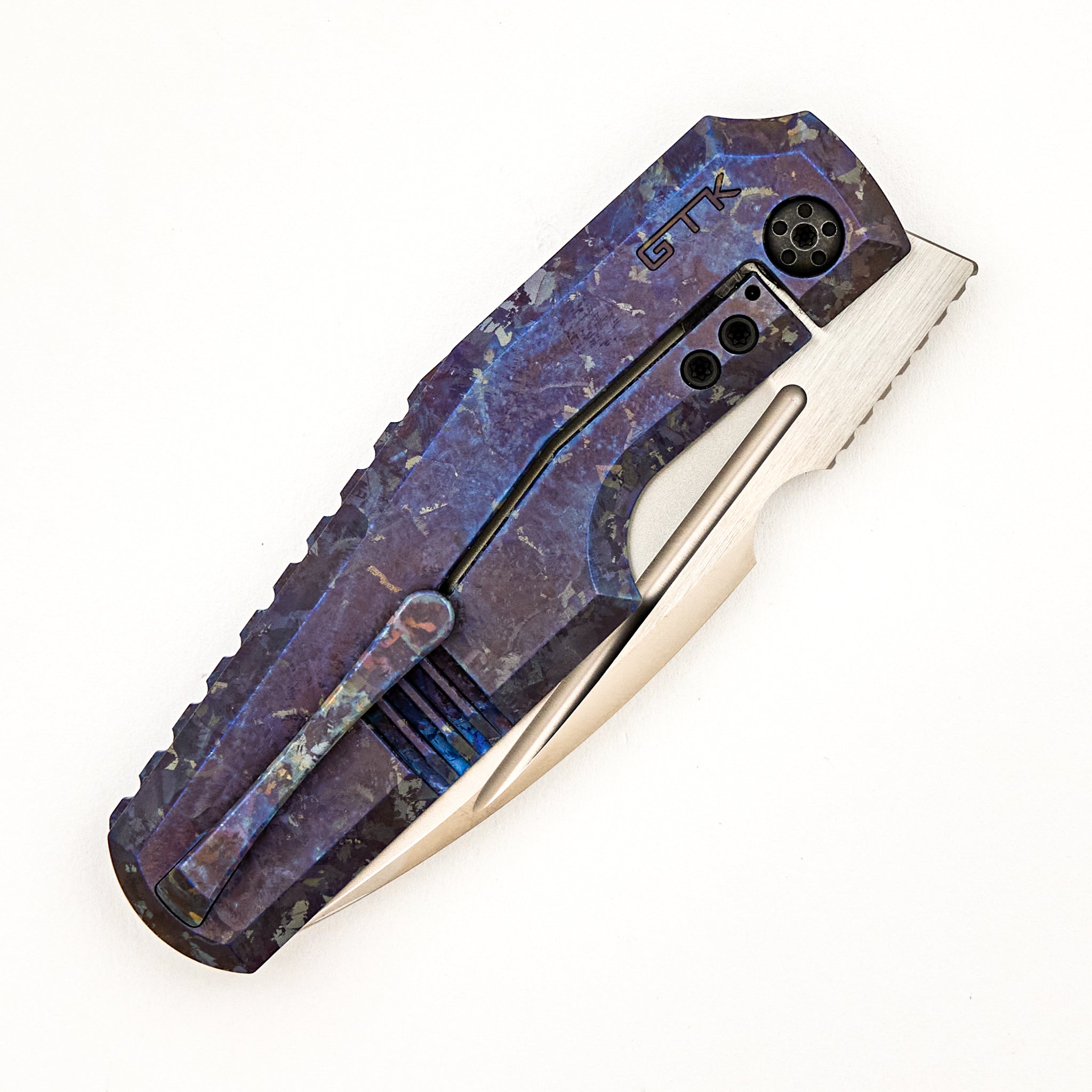 Elementak - M398 Blade - CrystalTi Handle (Thomas Gony Design)