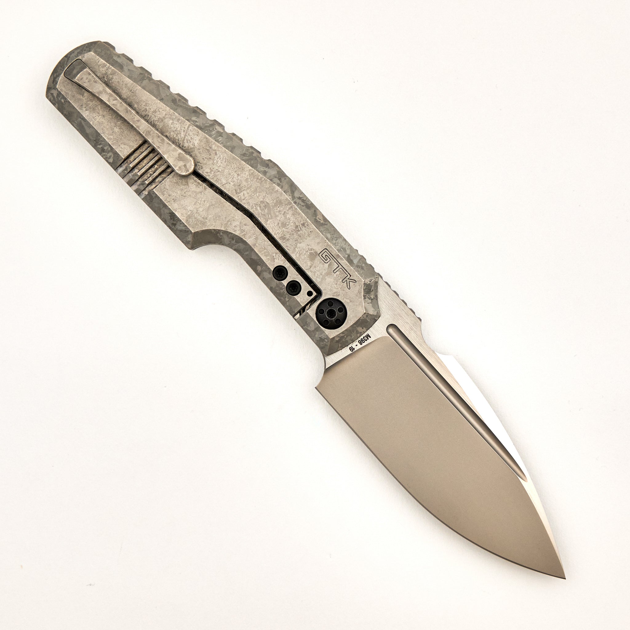 Elementak - M398 Blade - CrystalTi Handle (Thomas Gony Design)