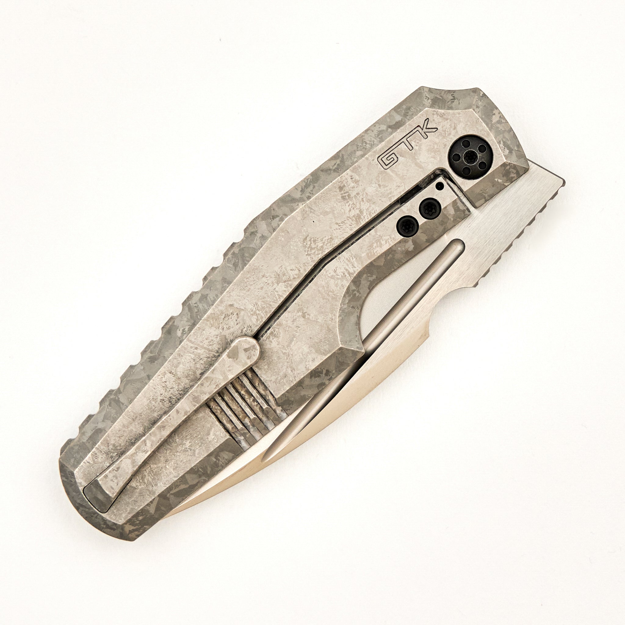 Elementak - M398 Blade - CrystalTi Handle (Thomas Gony Design)