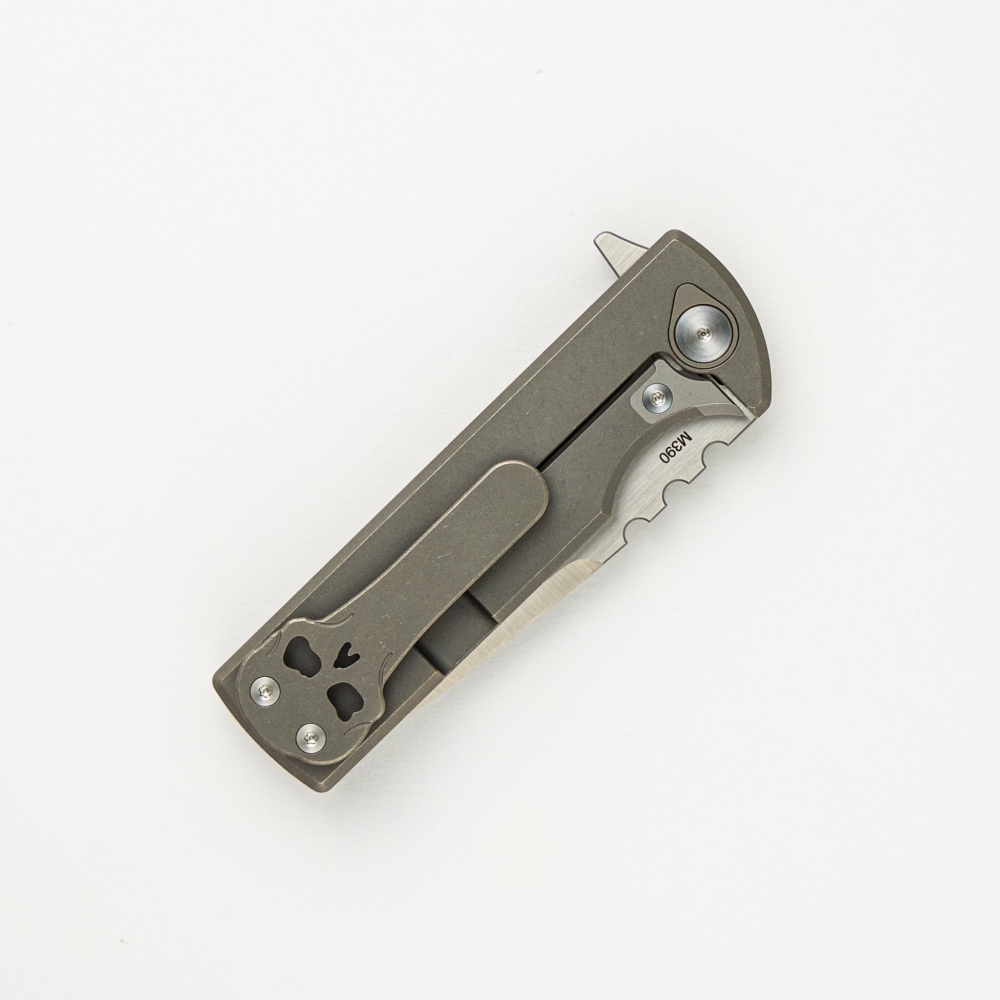 T.A.K Integral - Titanium Handle - Drop Point M390 Blade