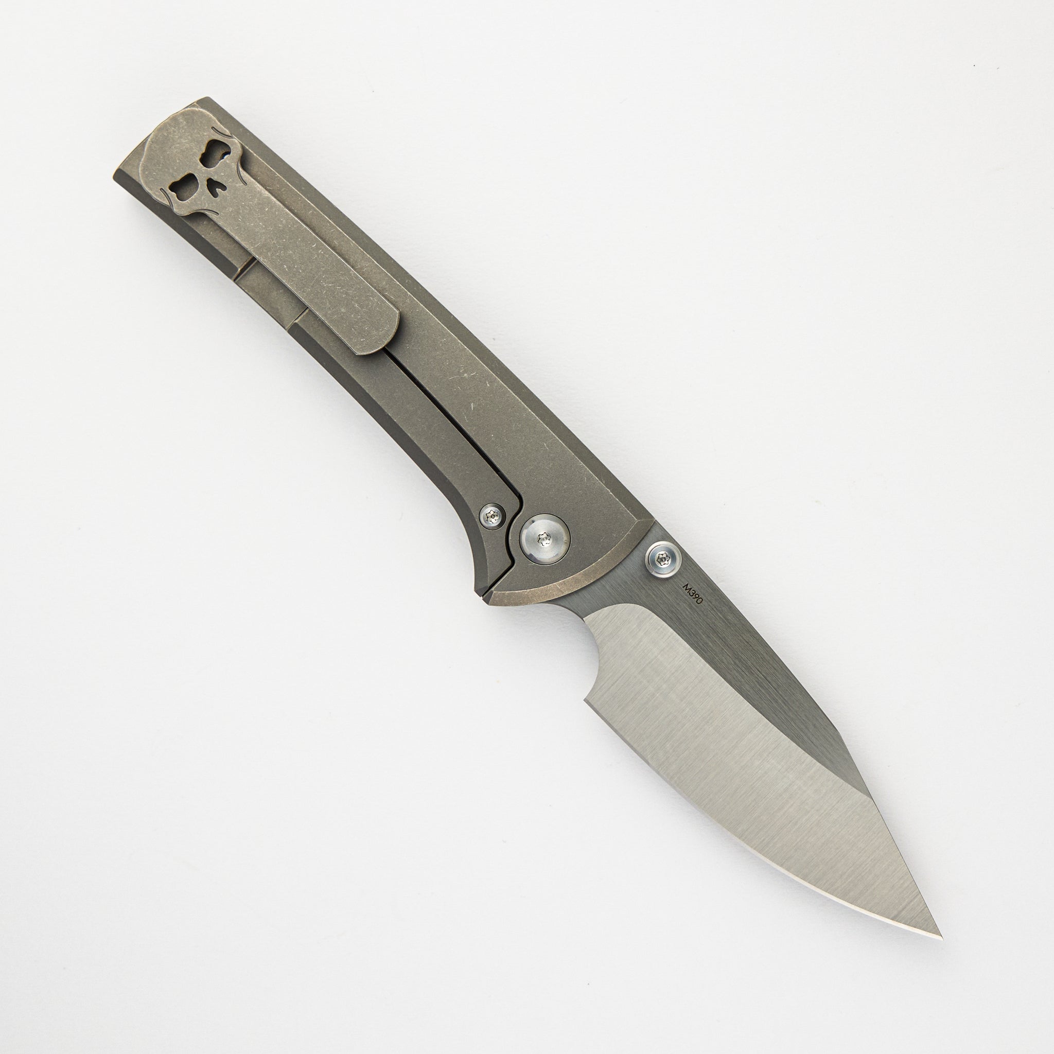 Scapegoat Street – M390 Blade – Titanium Handle