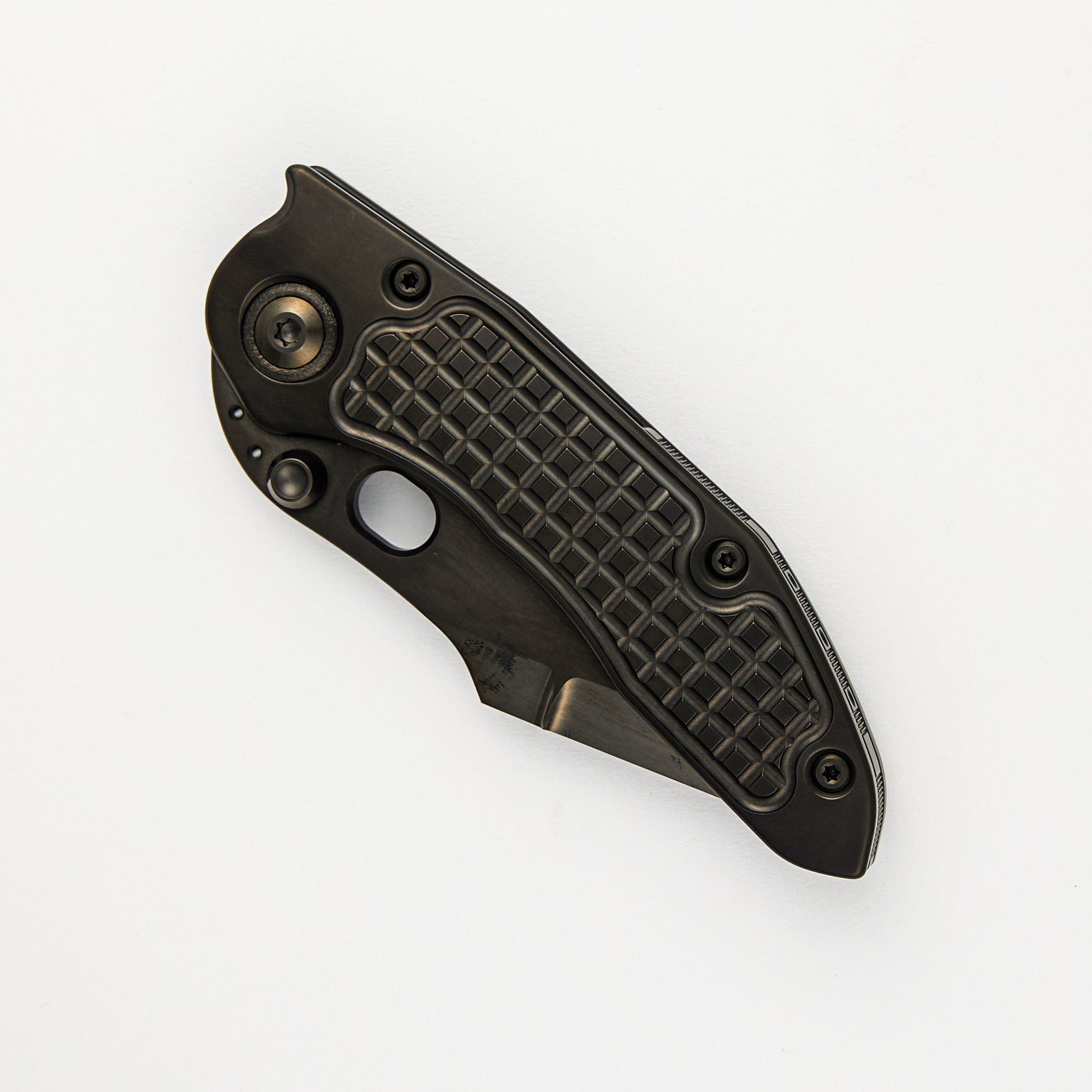 Marfione Custom Knives / Borka Blades Collaboration Blackout Frag Stitch