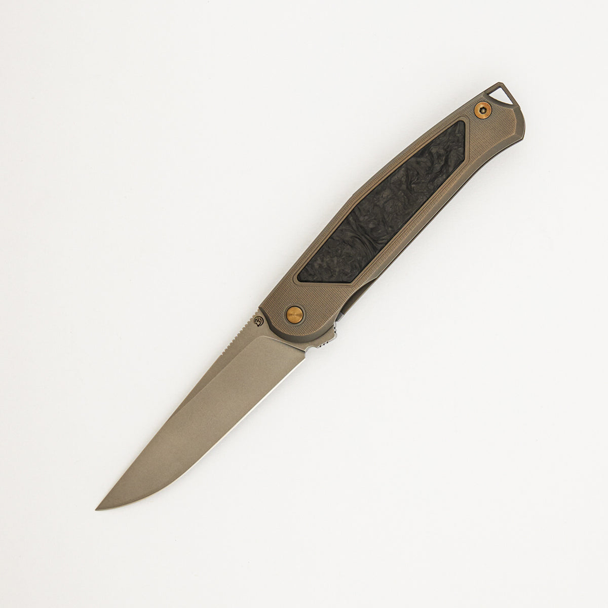 Hummingbird XL - M390 Blade - Titanium/Carbon Fiber Handle