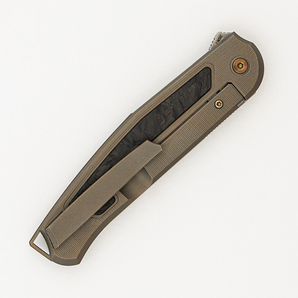 Hummingbird XL - M390 Blade - Titanium/Carbon Fiber Handle