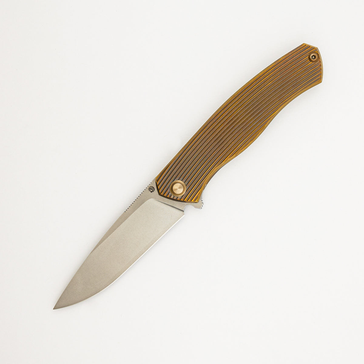 Scout Flipper - M390 Blade - Titanium Handle