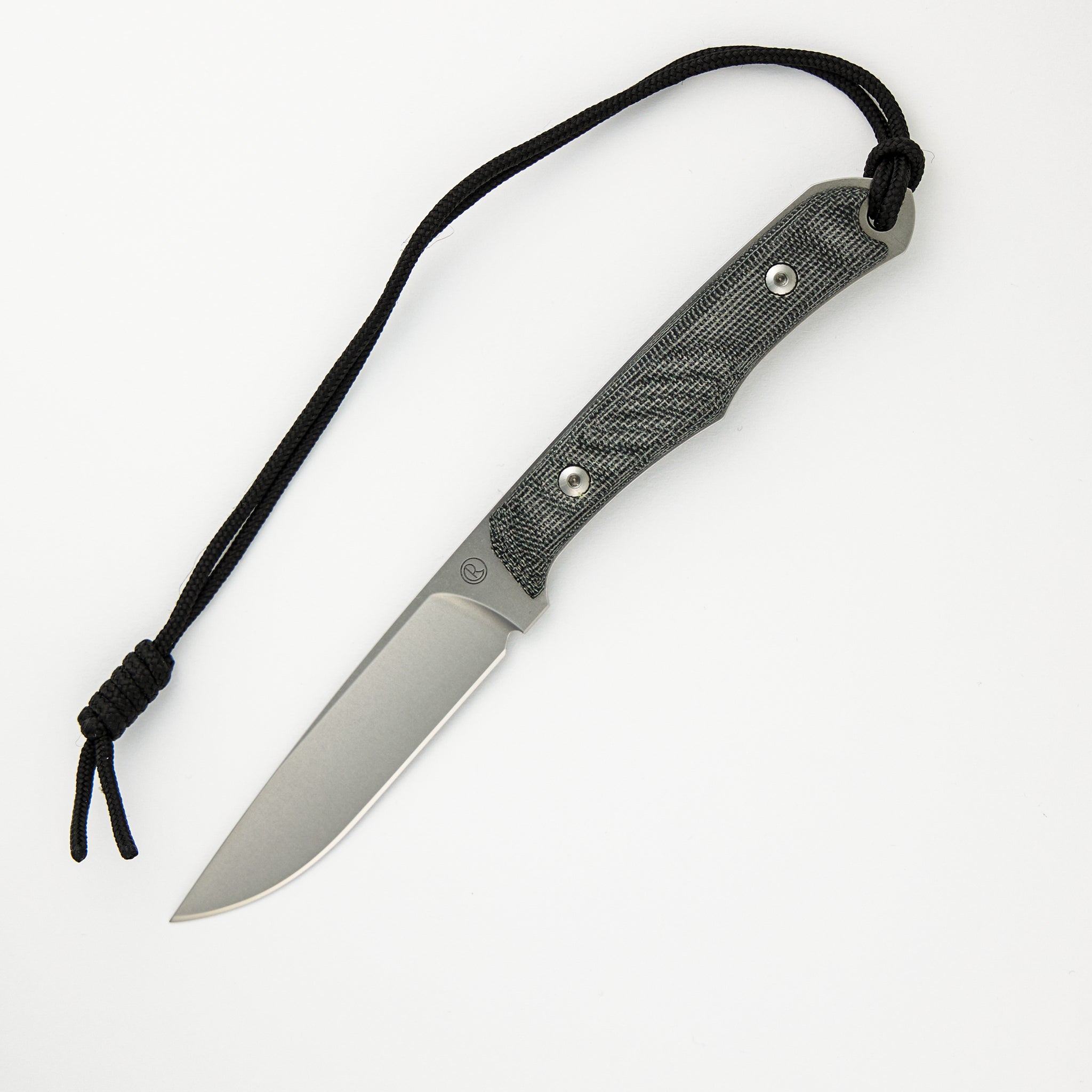Inyoni Black Canvas Micarta Fixed Blade INY-1000