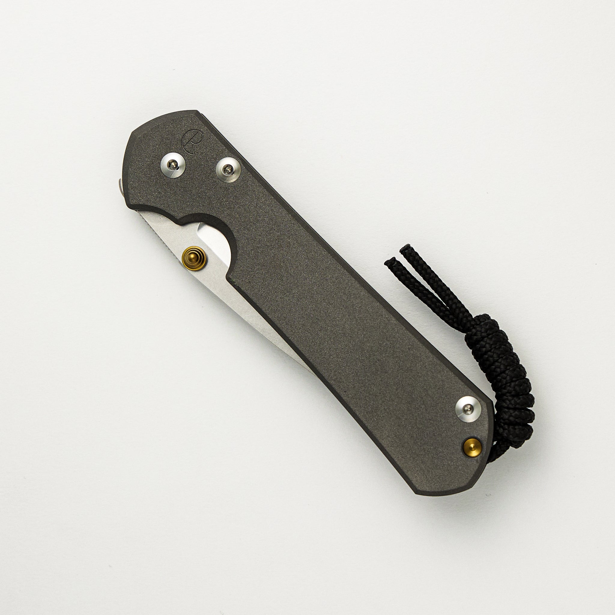 Large Sebenza 31 - CPM MagnaCut Blade - Gold Double Thumb Lugs