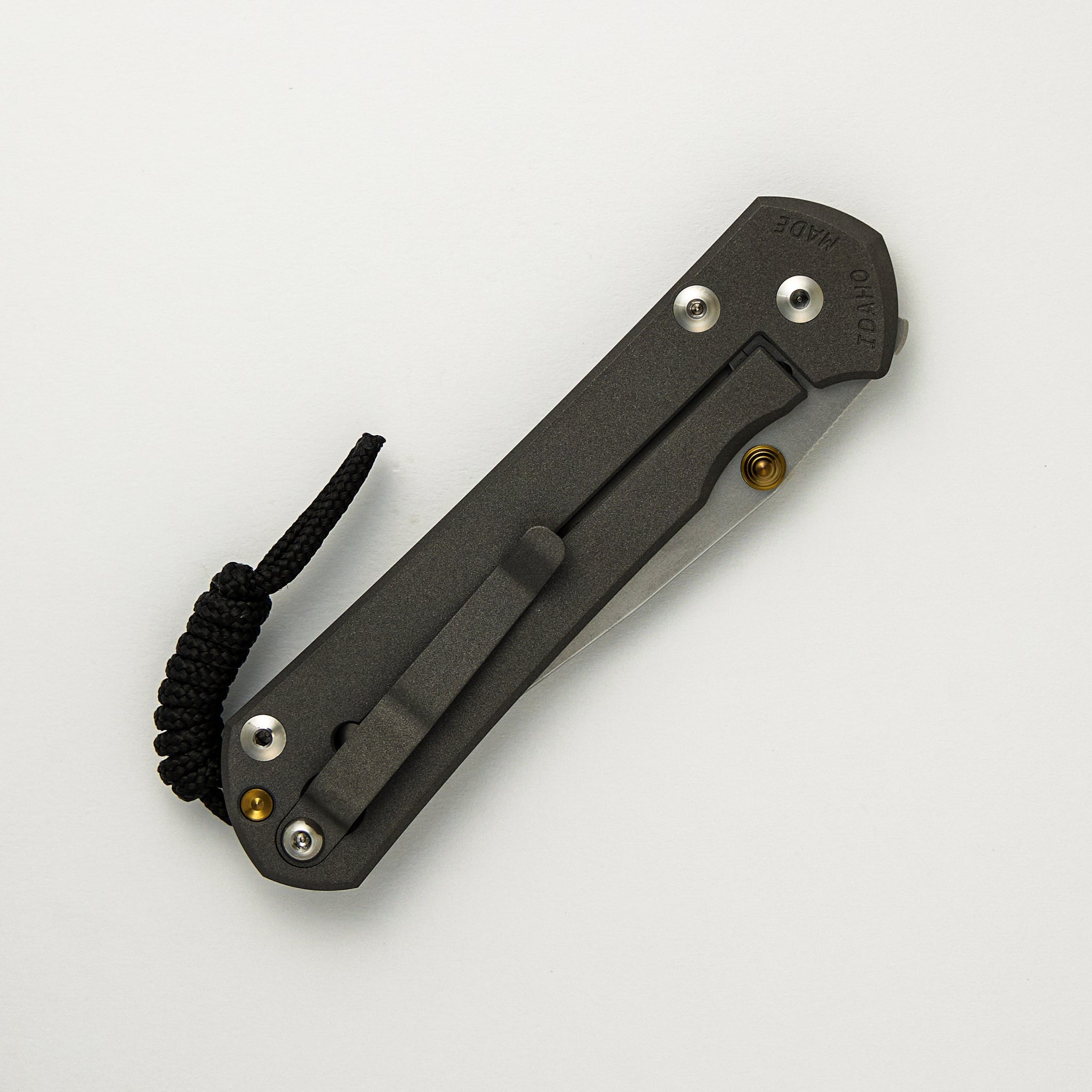 Large Sebenza 31 - CPM MagnaCut Blade - Gold Double Thumb Lugs