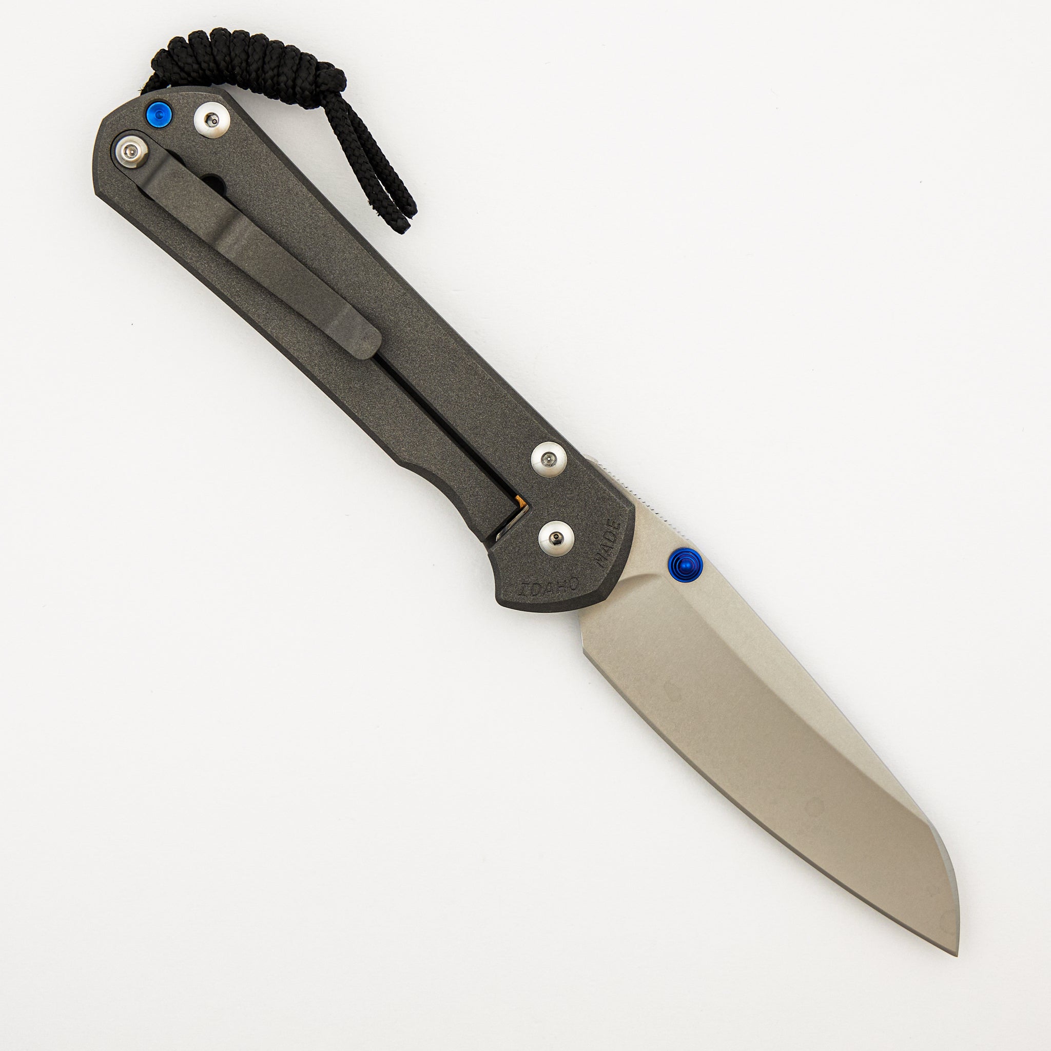 Large Sebenza 31 - Insingo CPM MagnaCut Blade - Blue Double Thumb Lugs