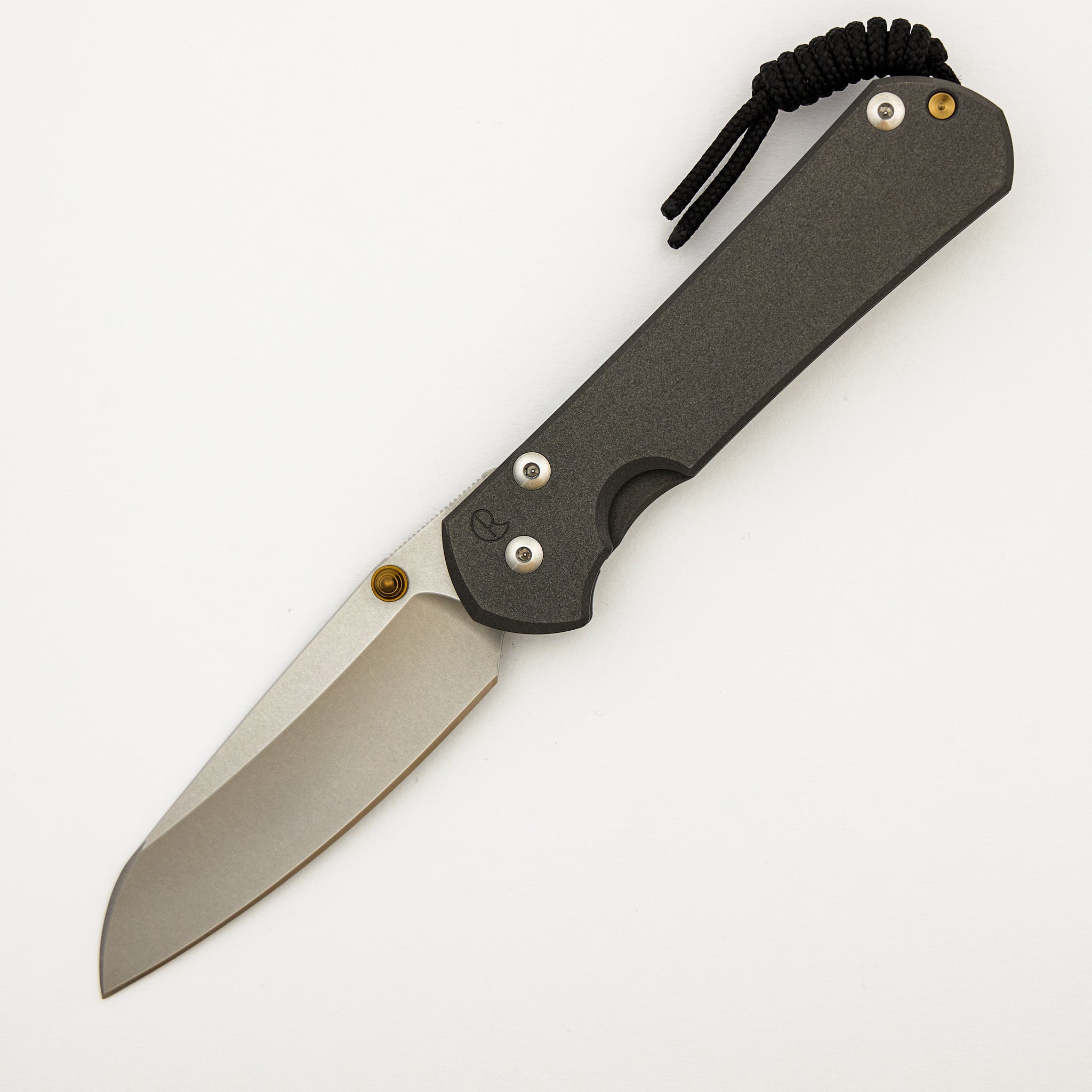 Large Sebenza 31 - Insingo CPM MagnaCut Blade - Gold Double Thumb Lugs