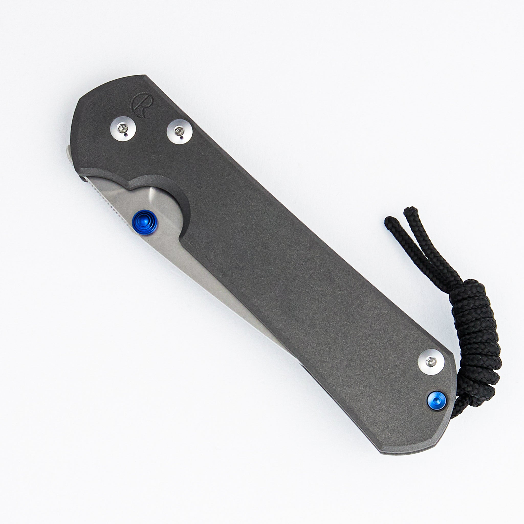 Large Sebenza 31 - Tanto CPM MagnaCut Blade - Blue Double Thumb Lugs