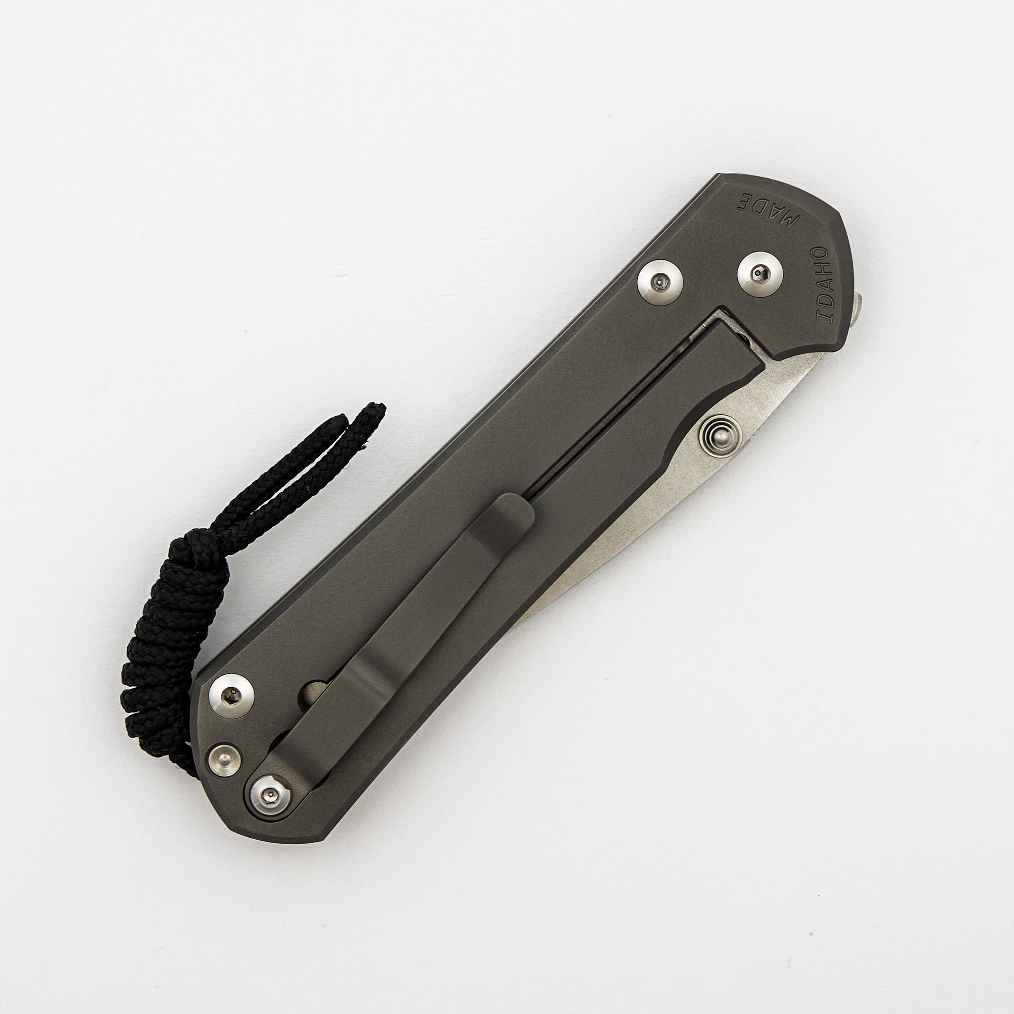 Large Sebenza 31 - Glass Blasted - Drop Point CPM MagnaCut Blade - Silver Double Thumb Lugs