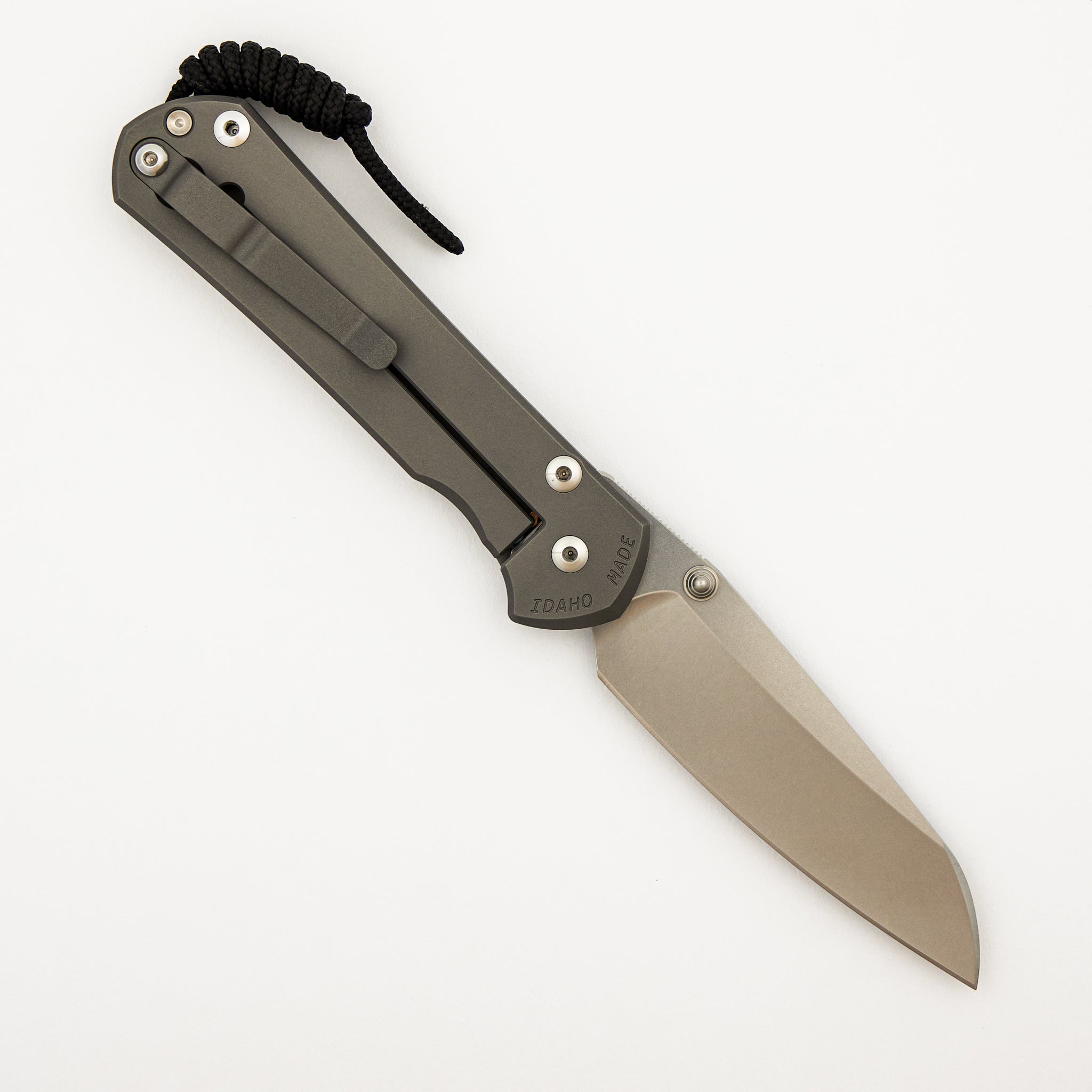 Large Sebenza 31 - Insingo CPM MagnaCut Blade - Glass Blasted - Silver Double Lugs